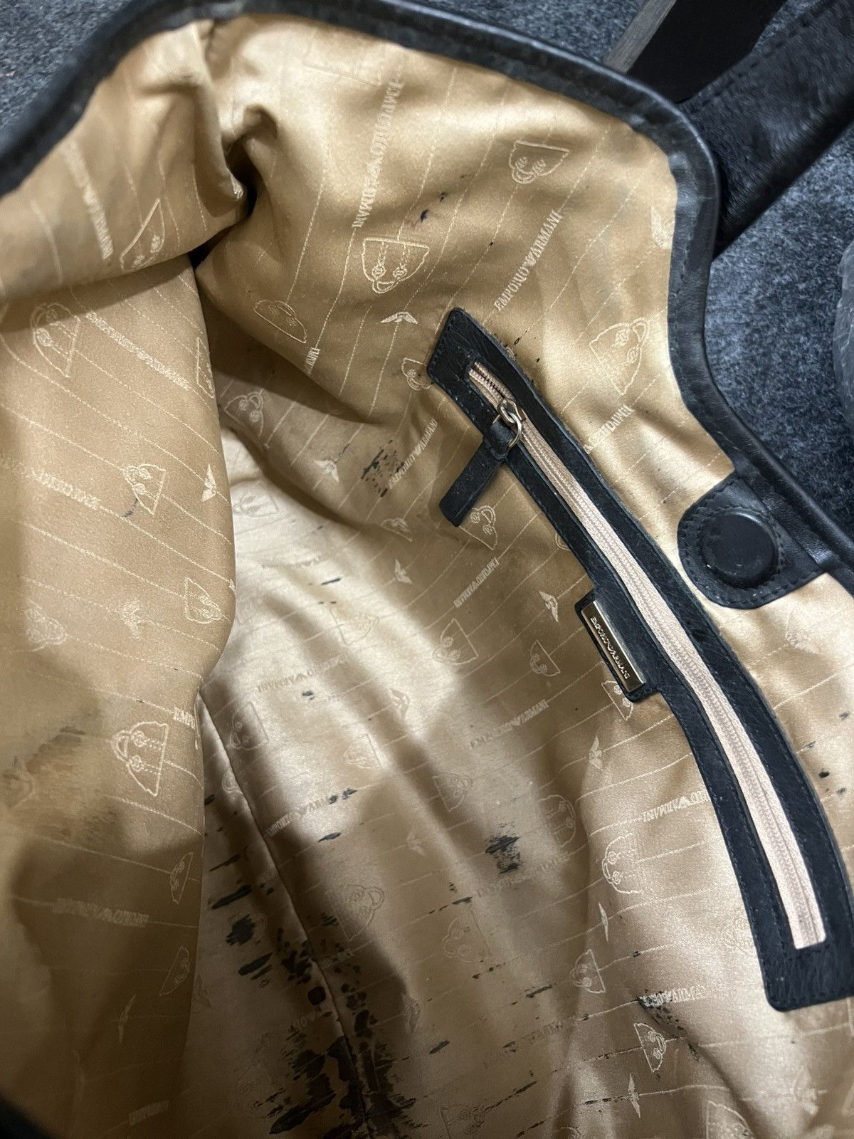 Emporio Armani Emporio Armani Leather Tote Bag Size ONE SIZE - 5 Thumbnail