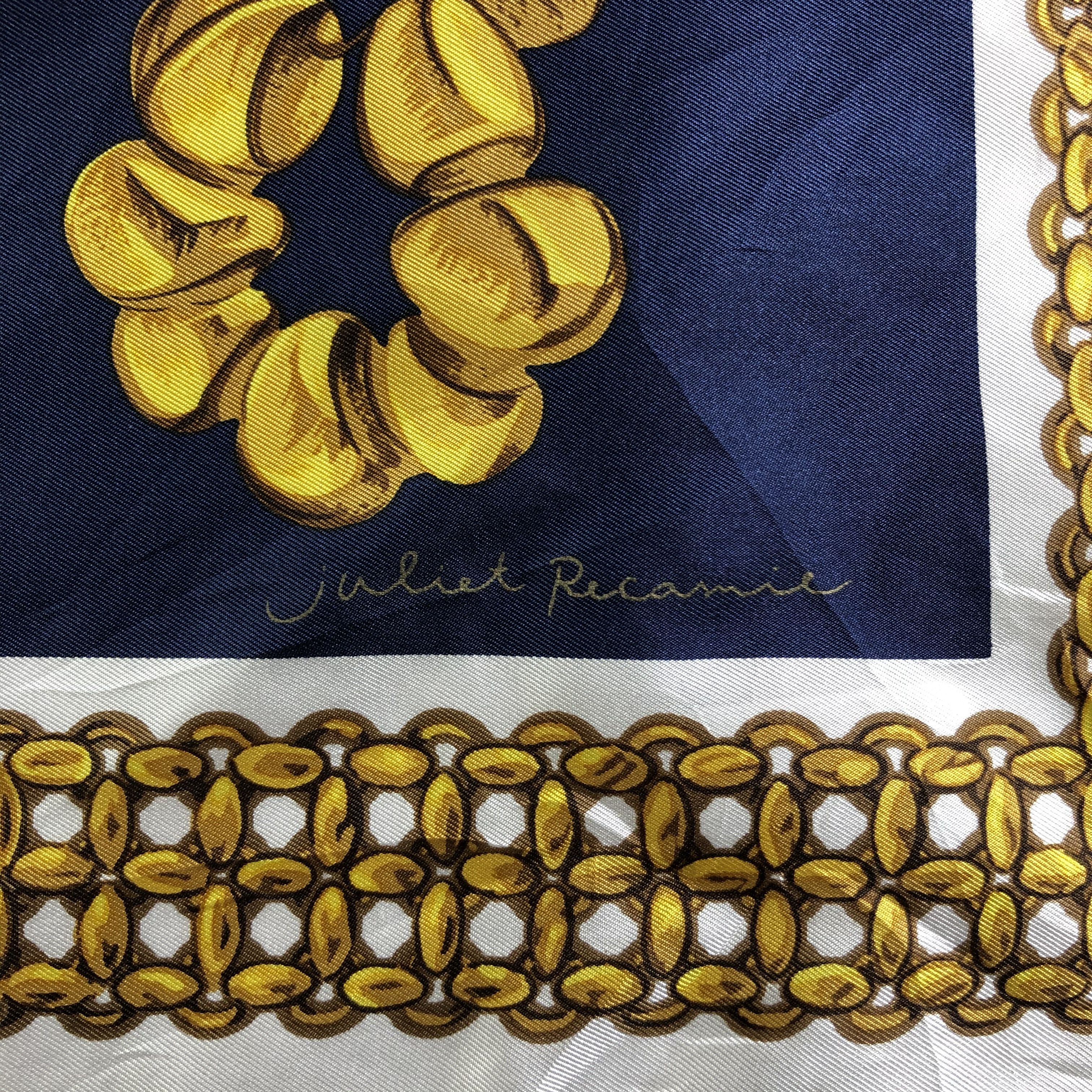 Vintage Vintage Juliet Recamier Silk Scarf Size ONE SIZE - 7 Thumbnail
