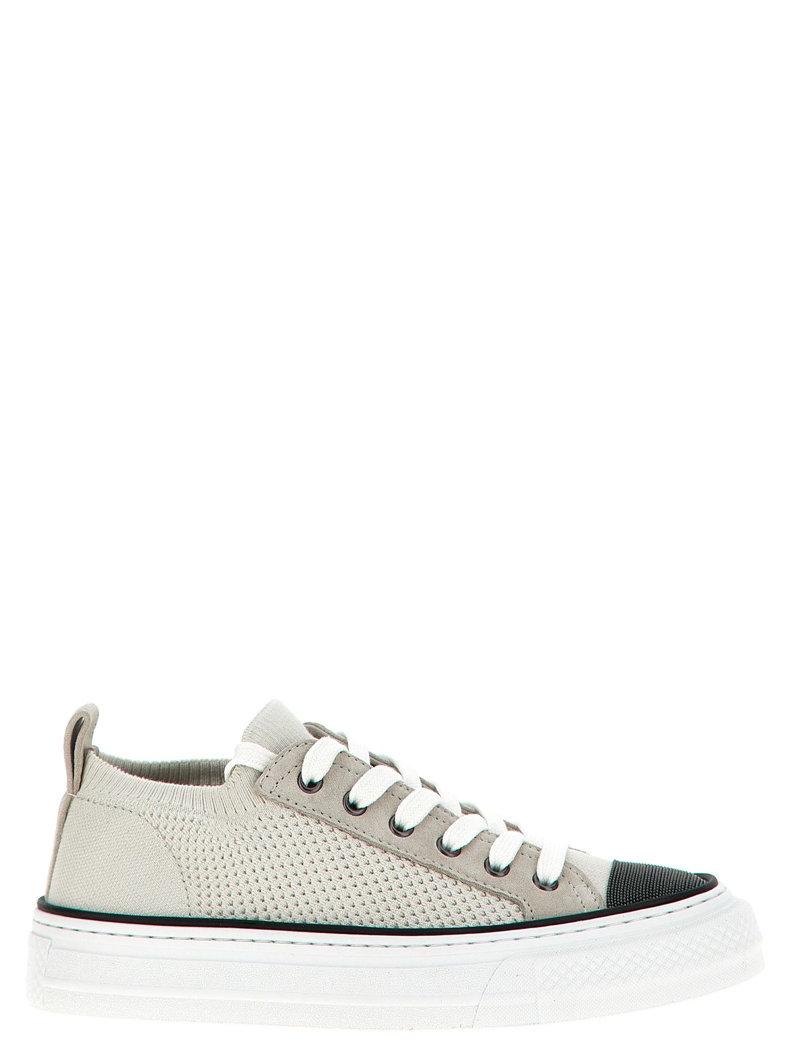 Brunello Cucinelli Monile knit sneakers Size US 9.5 / IT 39.5 - 1 Thumbnail
