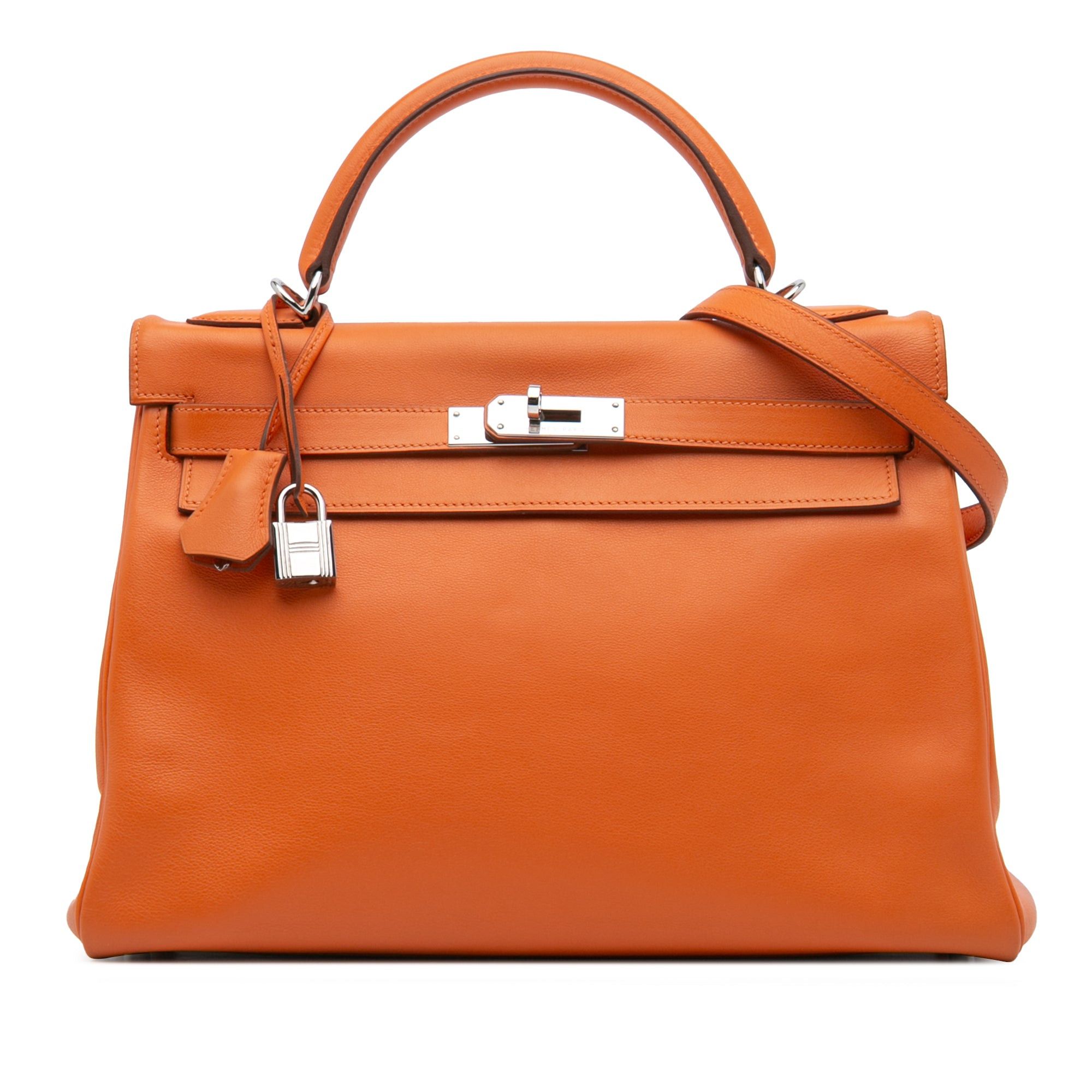 Hermes Hermès Swift Kelly II Retourne 32 Orange Size ONE SIZE - 1 Thumbnail