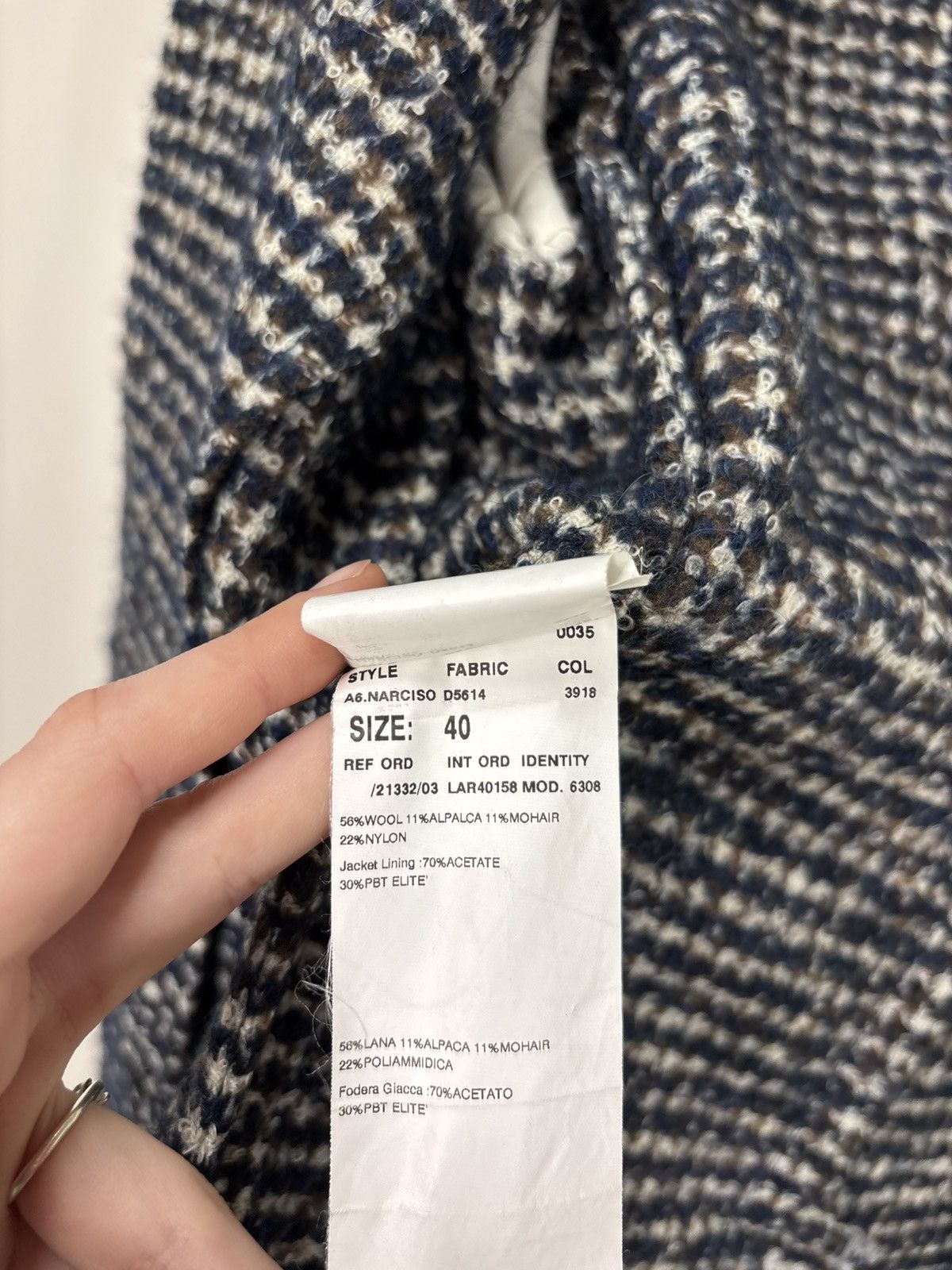 Lardini Lardini Women’s Boucle Tweed Blazer Jacket Textured Wool Size S / US 4 / IT 40 - 13 Thumbnail