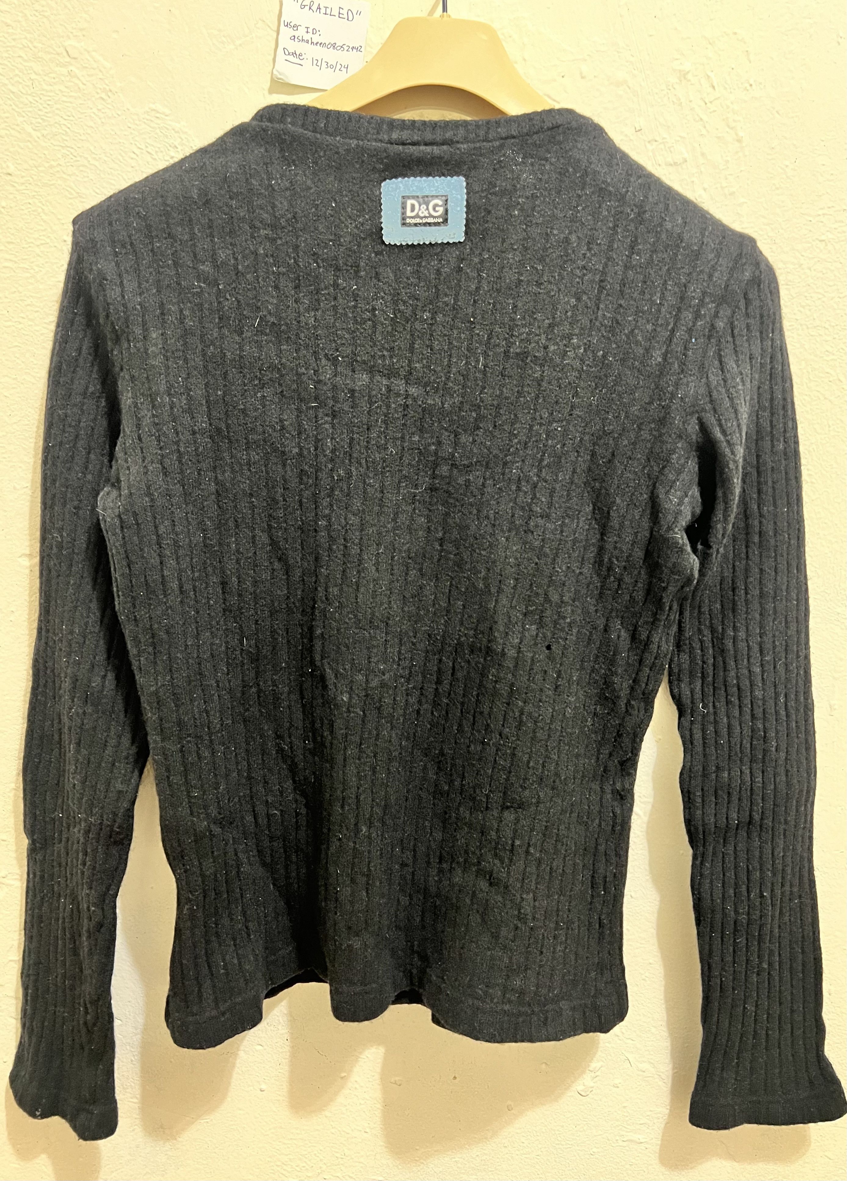 Dolce & Gabbana DELISTING IN 1hr* Dolce and Gabbana Wool Rare Holes Edition Size US L / EU 52-54 / 3 - 4 Thumbnail