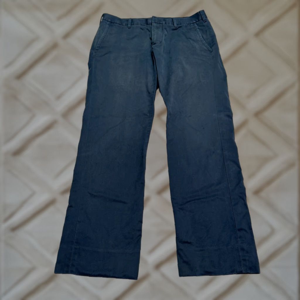 Bonobos Bonobos Monday Slim Straight Chino Pants Mens 30x27 Casual Khakis Blue 100% Cotton Size US 29 - 1 Thumbnail