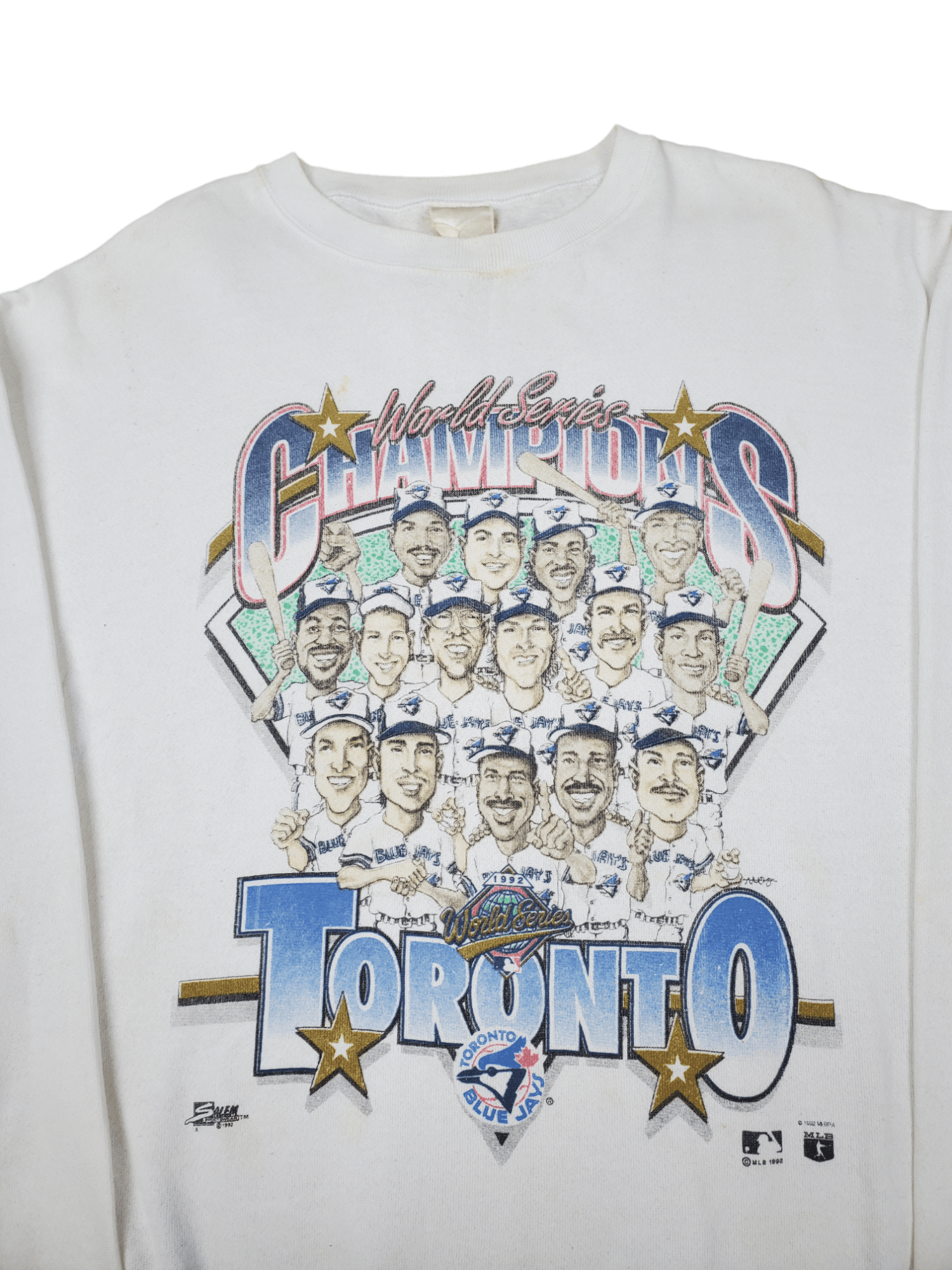 MLB × Salem Sportswear × Vintage Vintage 90s Blue Jays Toronto Champions Size US L / EU 52-54 / 3 - 5 Thumbnail