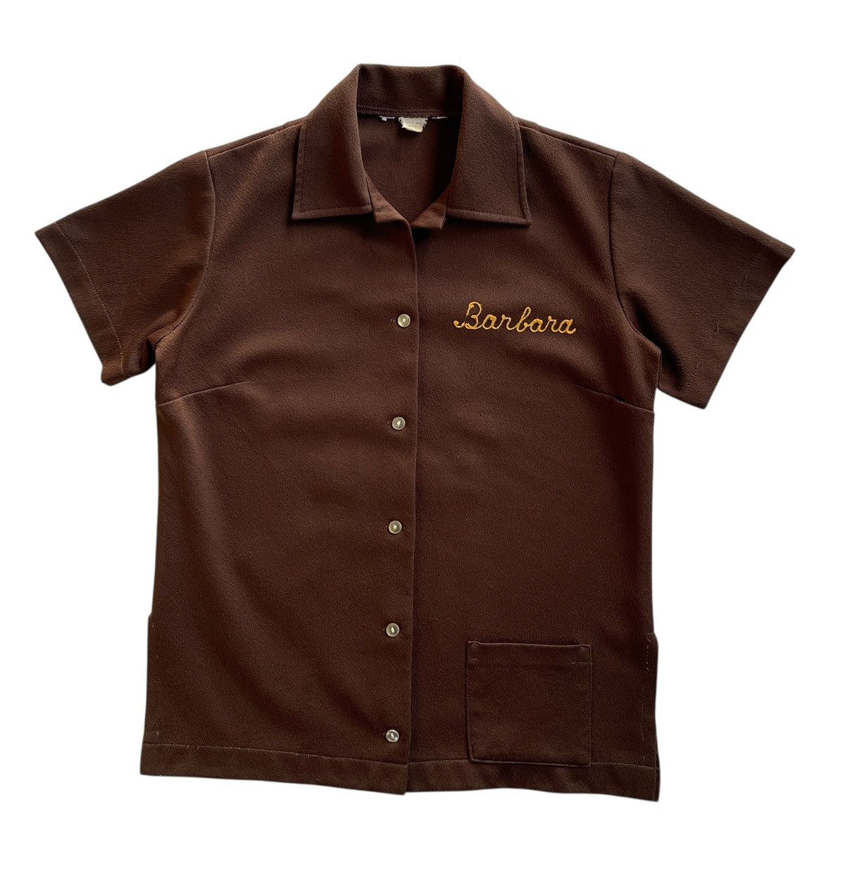 Vintage 70s Hilton Bowling Shirt "Mahalak Frontier Lanes Coach" Size S / US 4 / IT 40 - 3 Thumbnail