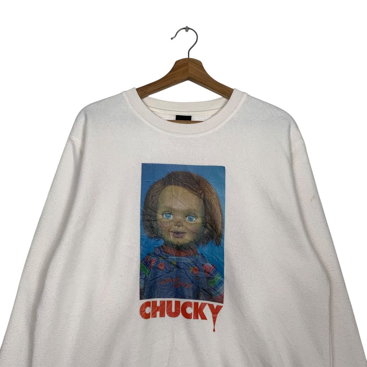 Japanese Brand Official Movie Chucky Big Logo Sweatshirt Size US L / EU 52-54 / 3 - 2 Thumbnail
