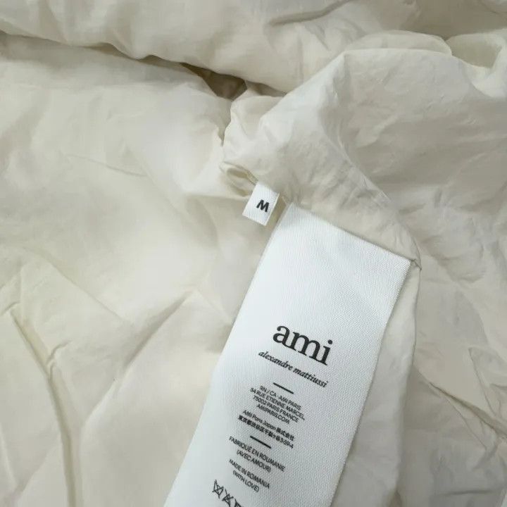 AMI Ami Paris Men's White Casual Jacket -2507 Size US M / EU 48-50 / 2 - 4 Thumbnail