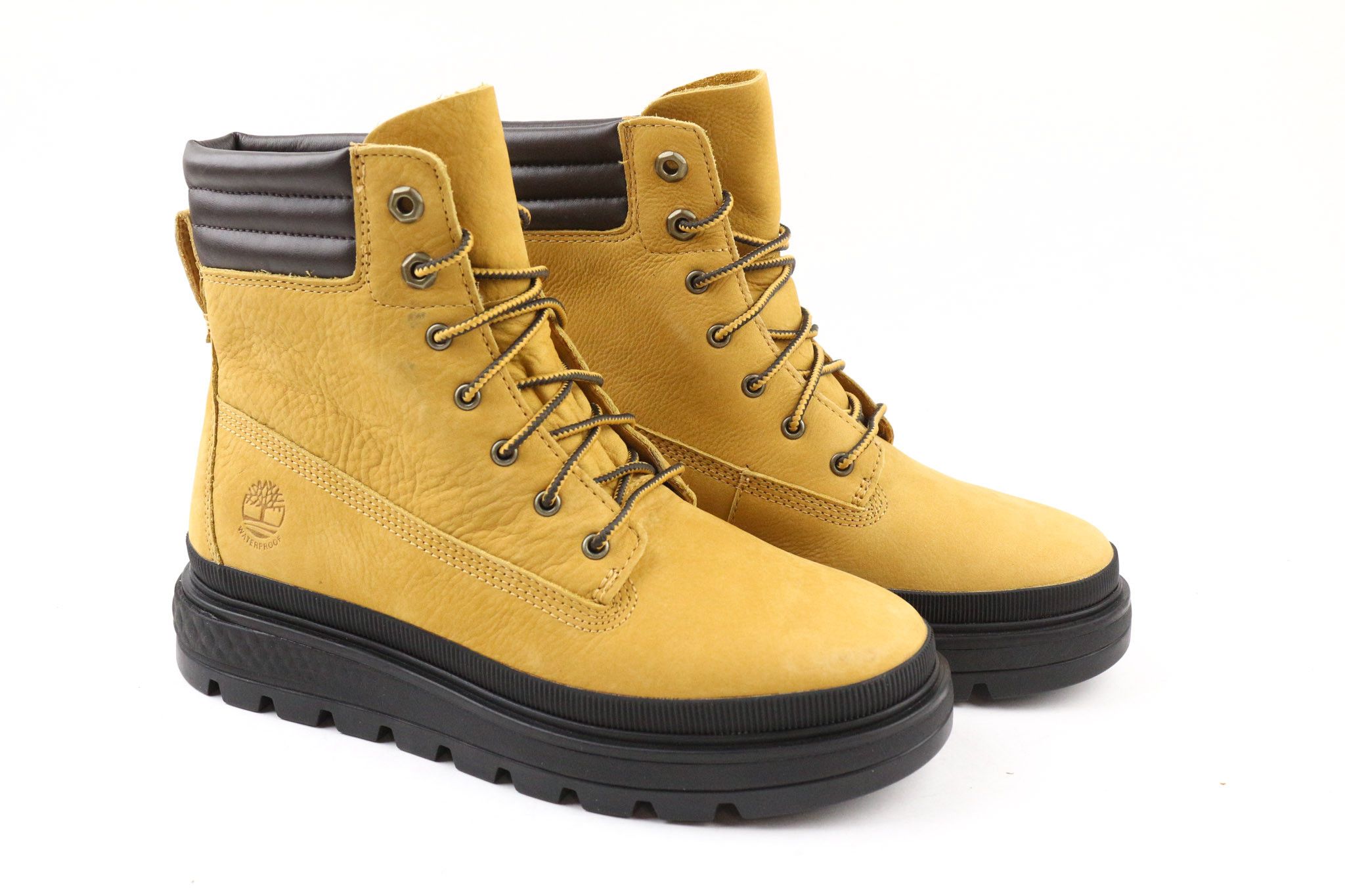 Timberland A2JQ6 UK4 Brown Leather Waterproof Shoes 79614 Size US 6.5 / IT 36.5 - 1 Thumbnail