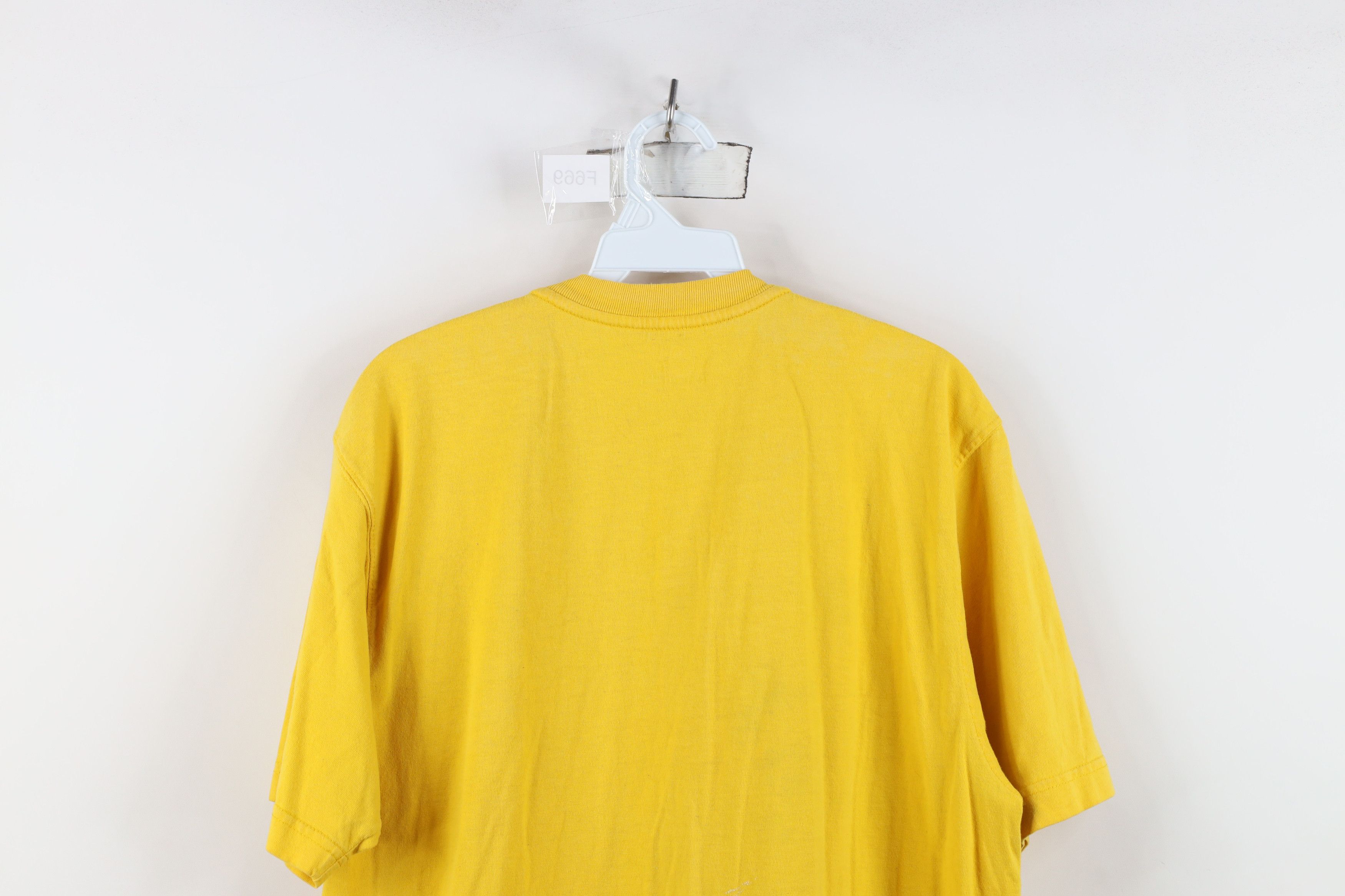 Carhartt Vintage Carhartt Spell Out Henley T-Shirt Cotton Yellow Size US M / EU 48-50 / 2 - 14 Thumbnail
