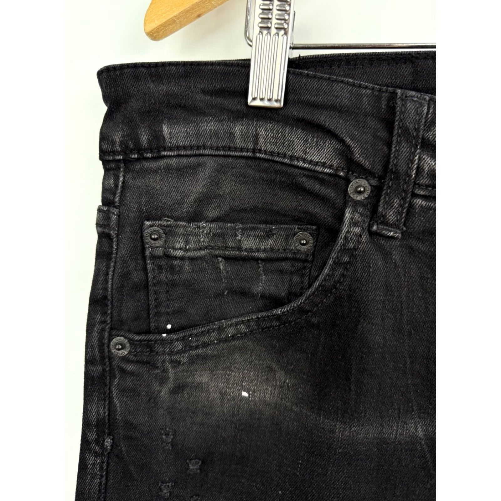 Dsquared2 Dsquared2 Jeans Main Dsquared2 Jeans Slim Regular 52 Black Men retro Y2K Made in Italy 1990s 2000s Mens Size US 36 / EU 52 - 6 Thumbnail