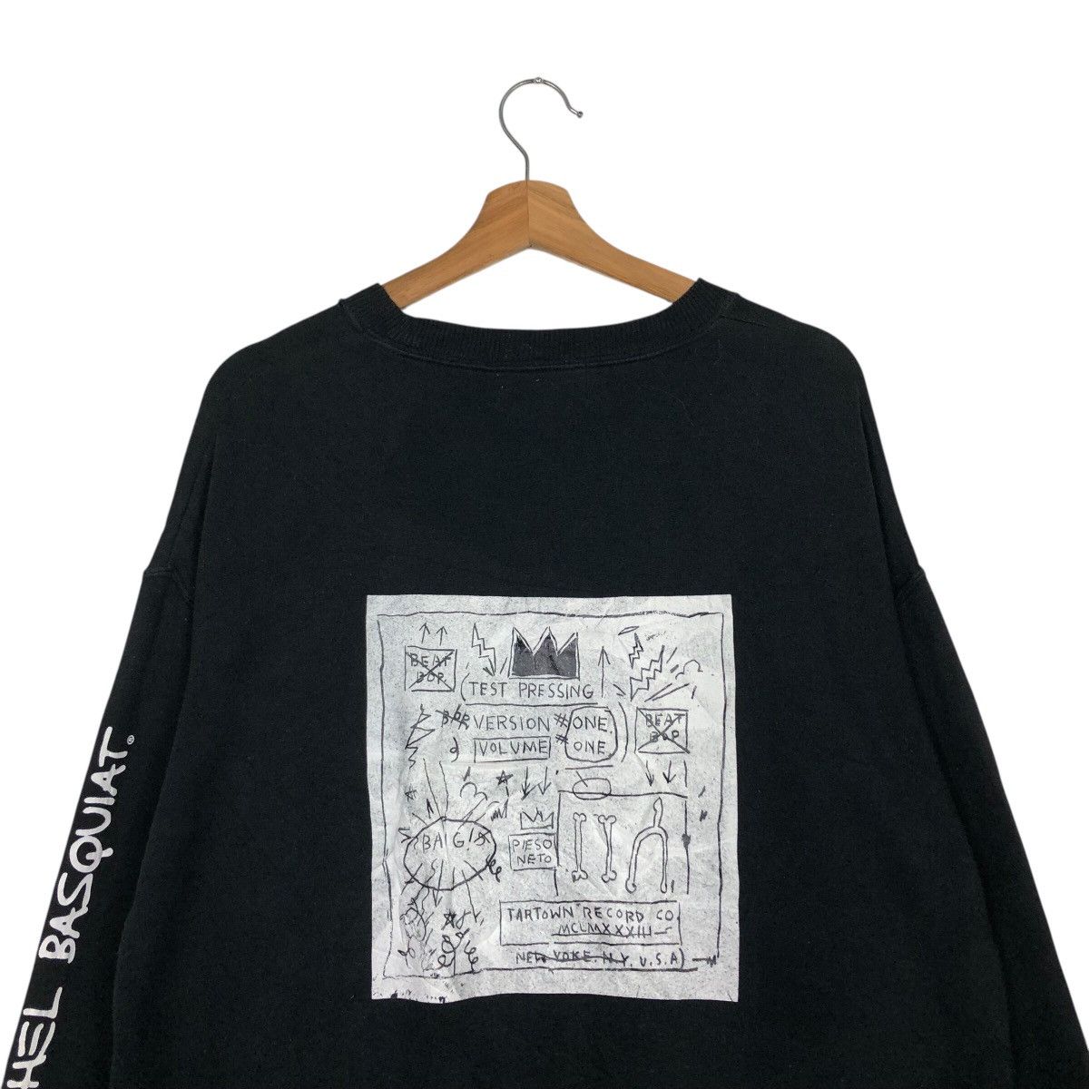 Jean-Michel Basquiat 📌Long Sleeve Sweatshirt Jean Michel Basquit Big Logo Size US M / EU 48-50 / 2 - 10 Thumbnail