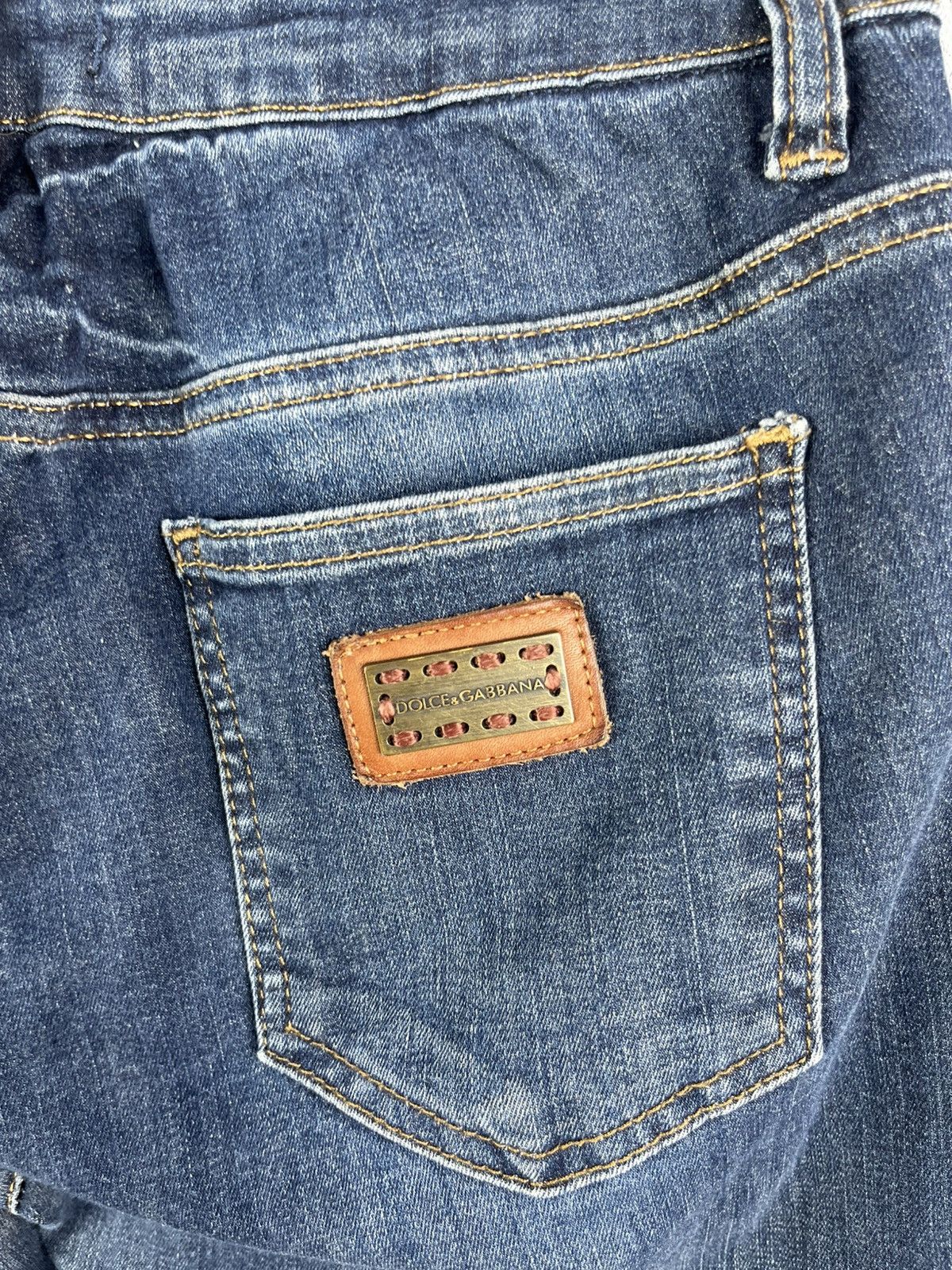 Dolce & Gabbana Dolce Gabbana y2k denim pants Size 27" / US 4 / IT 40 - 7 Thumbnail