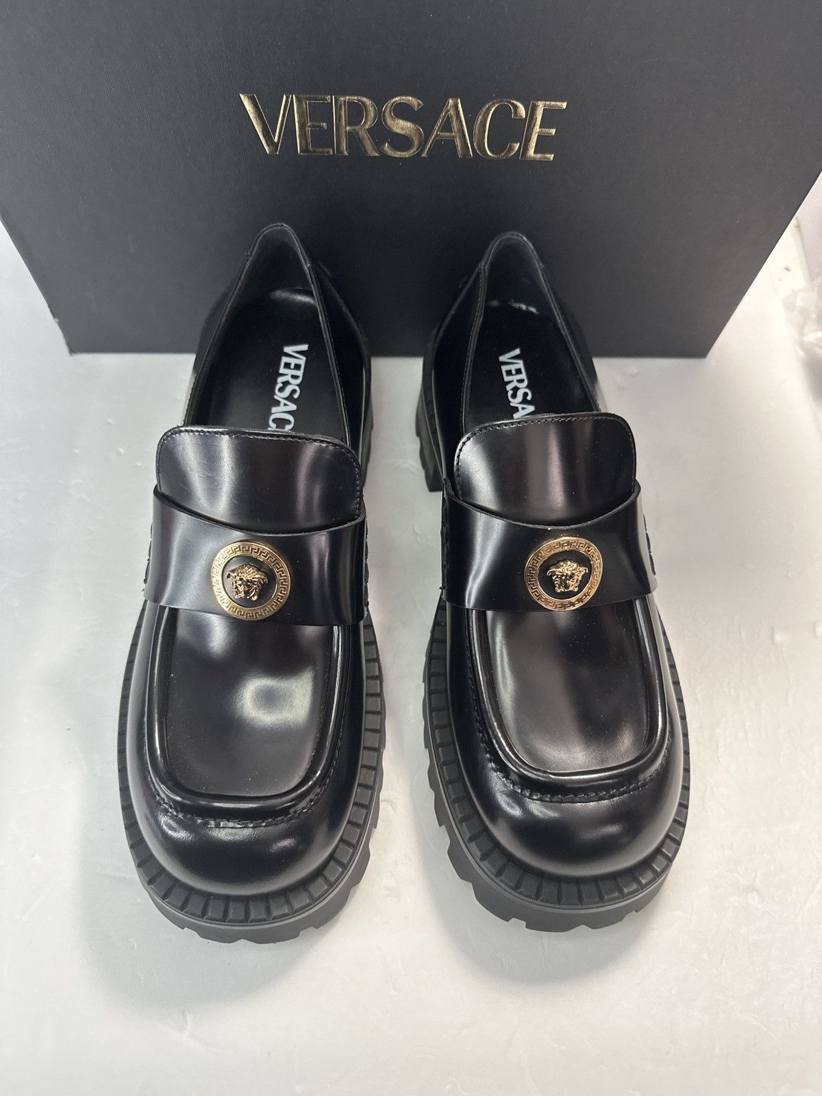 Versace VERSACE ALIA PLATFORM LOAFERS 35 MM Size US 9 / IT 39 - 17 Thumbnail