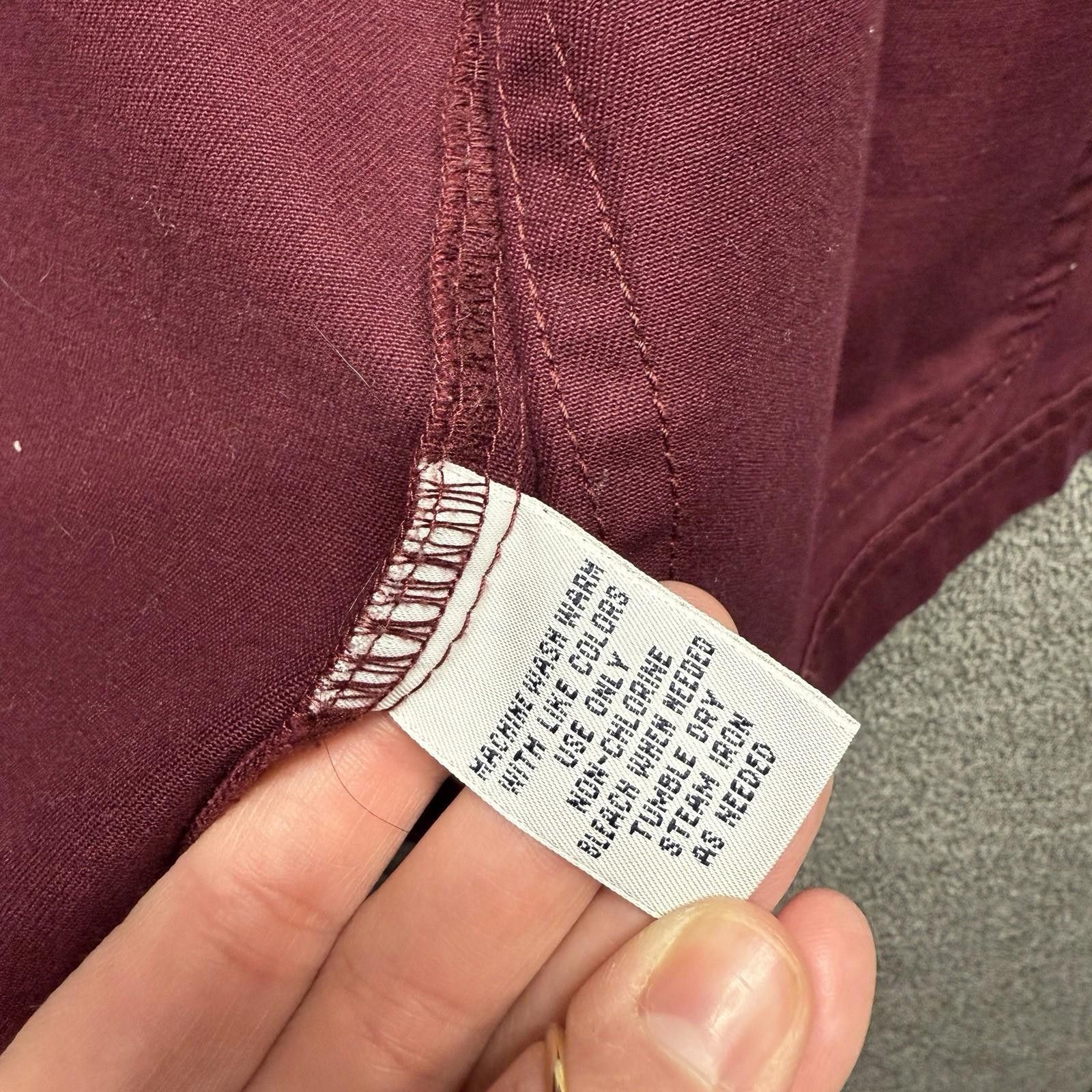 Cabin Creek Cabin Creek Burgundy Plaid Lined Barn Chore Jacket Women L Size L / US 10 / IT 46 - 6 Thumbnail