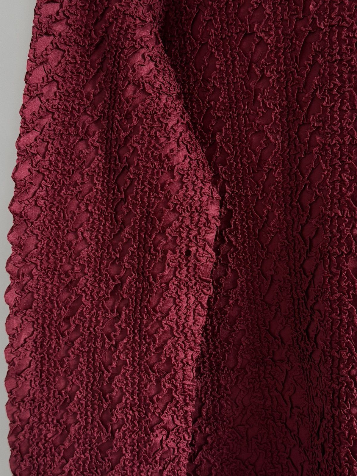 Vintage Yoshiki Hishinuma Pleated Stretch Jacket Red Size S / US 4 / IT 40 - 8 Thumbnail