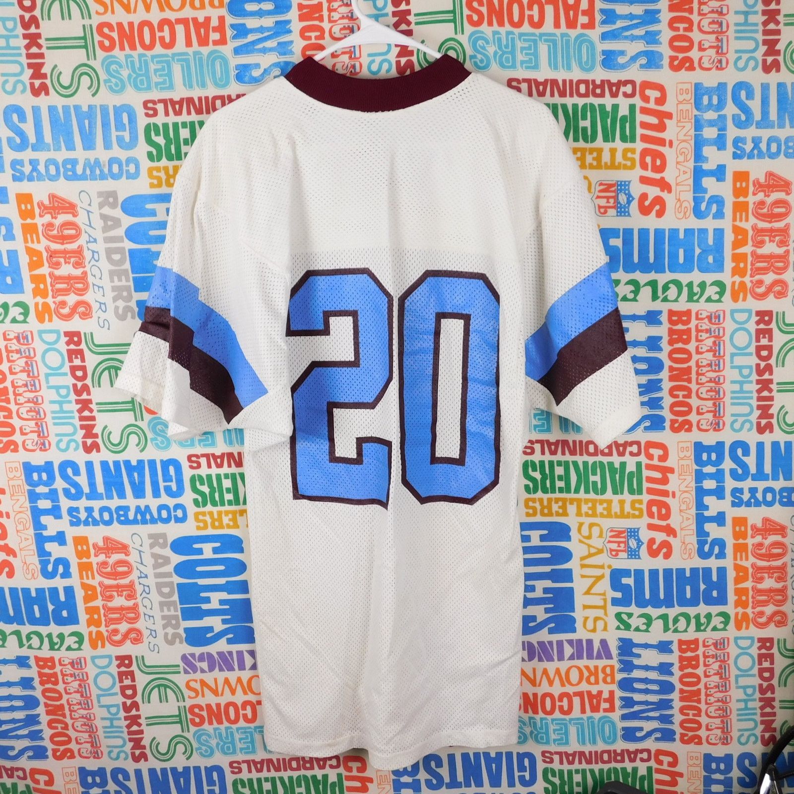 Russell Athletic 90s Russell Athletic Football Jersey Size S White Mesh #20 Size US S / EU 44-46 / 1 - 2 Thumbnail