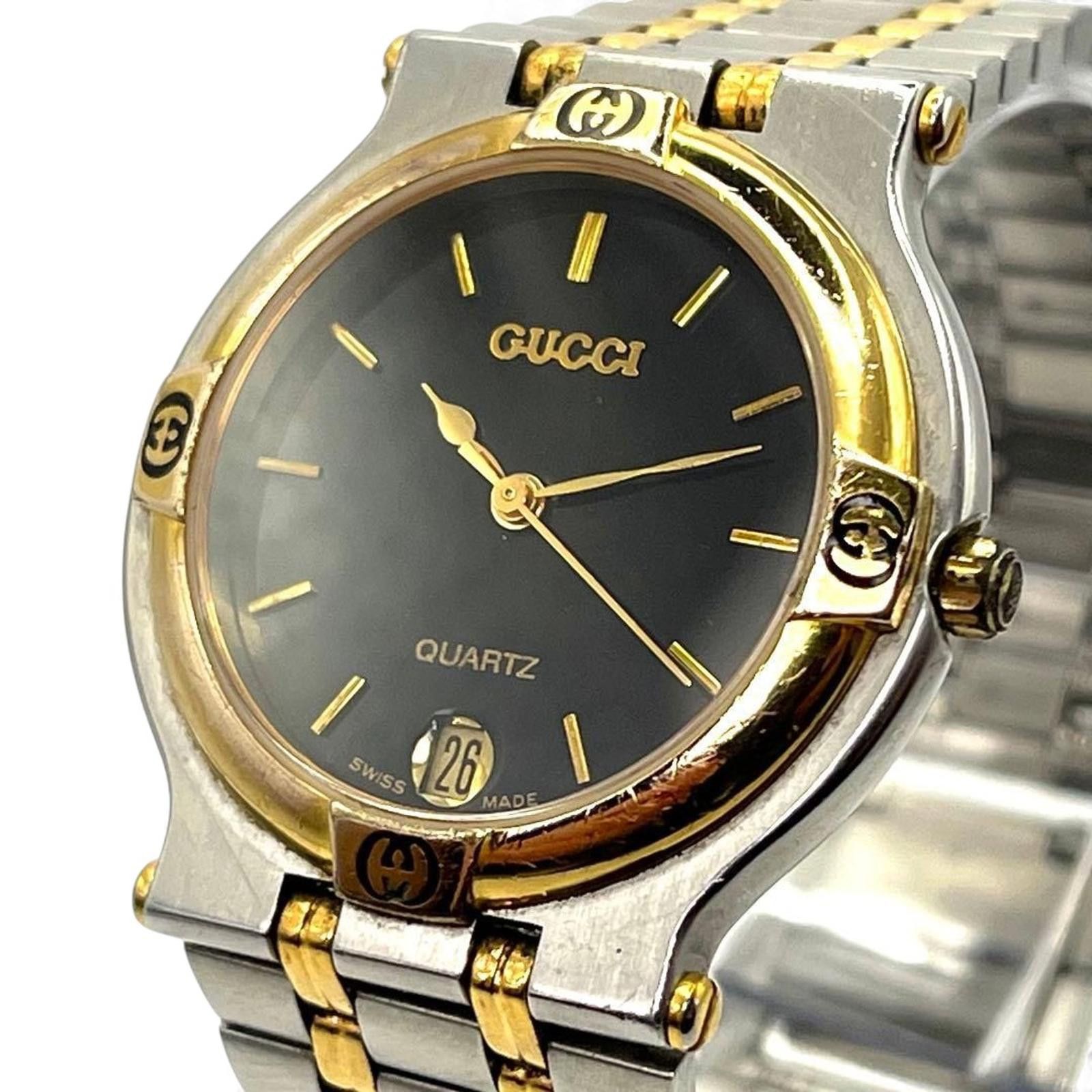 Gucci - Mens Vintage Two-Tone Quartz Wristwatch
