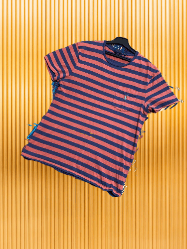 Polo Ralph Lauren Vintage 90s Polo Ralph Lauren Striped tee Shirt Size US S / EU 44-46 / 1 - 1 Thumbnail