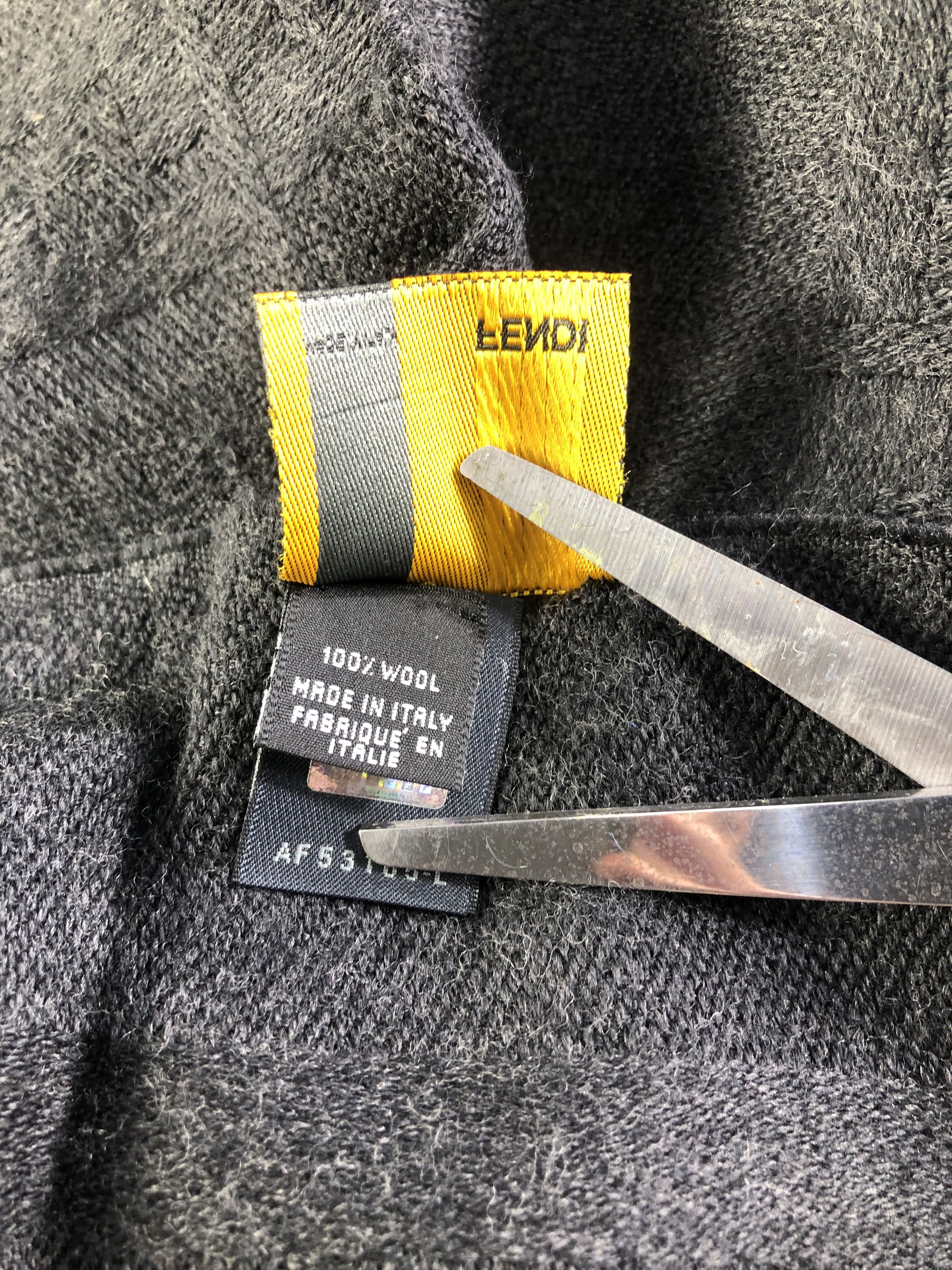 Fendi Fendi Monogram FF Scarf / Muffler / Neckwear SS1360 Size ONE SIZE - 6 Thumbnail