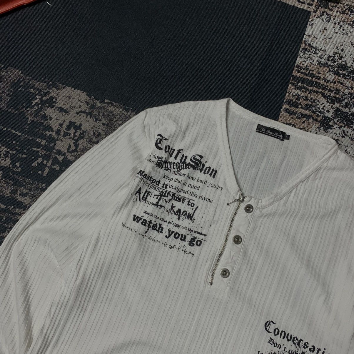 Japanese Brand The Bays Garden Longsleeve Tee Size US L / EU 52-54 / 3 - 4 Thumbnail