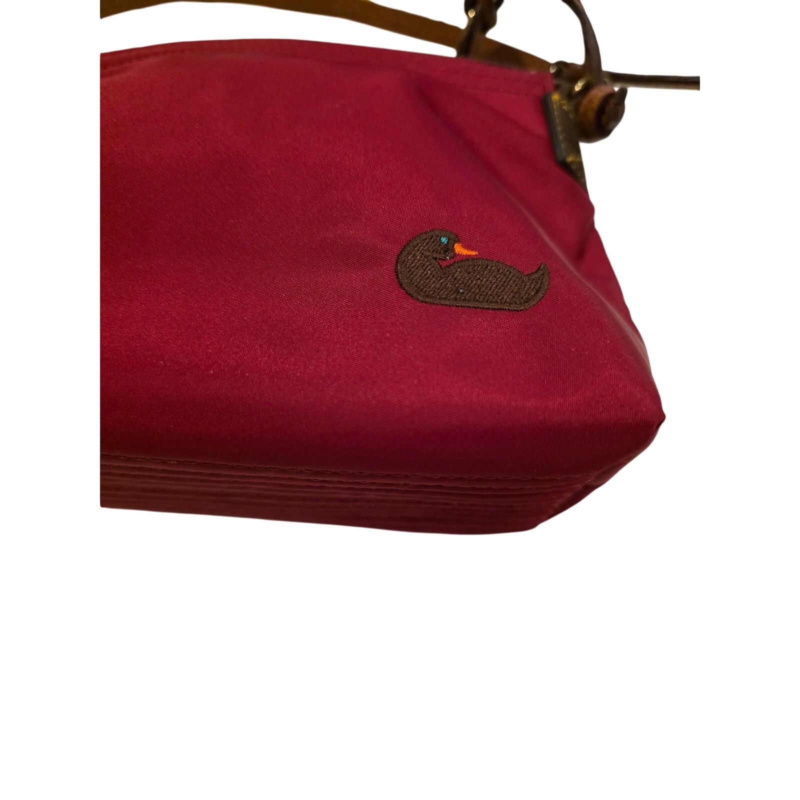 Dooney & Bourke Dooney & Bourke Pink Nylon Shoulder Bag Duck Logo Size ONE SIZE - 4 Thumbnail