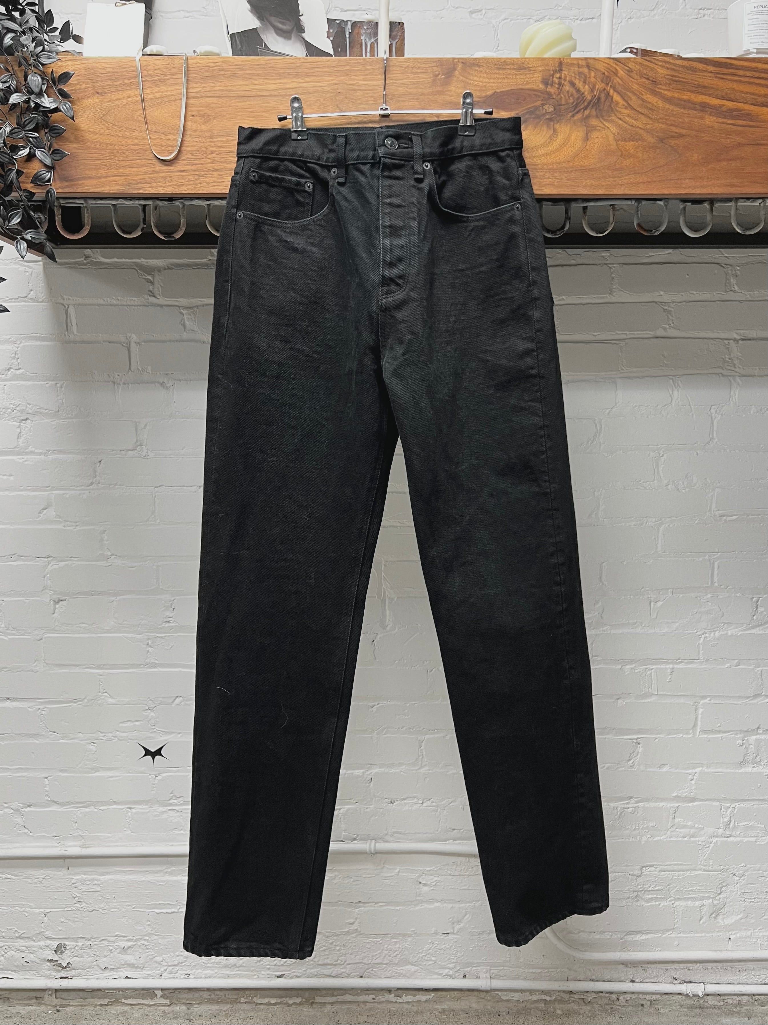 2022 Balenciaga Heavyweight Black Japanese 16oz Denim
