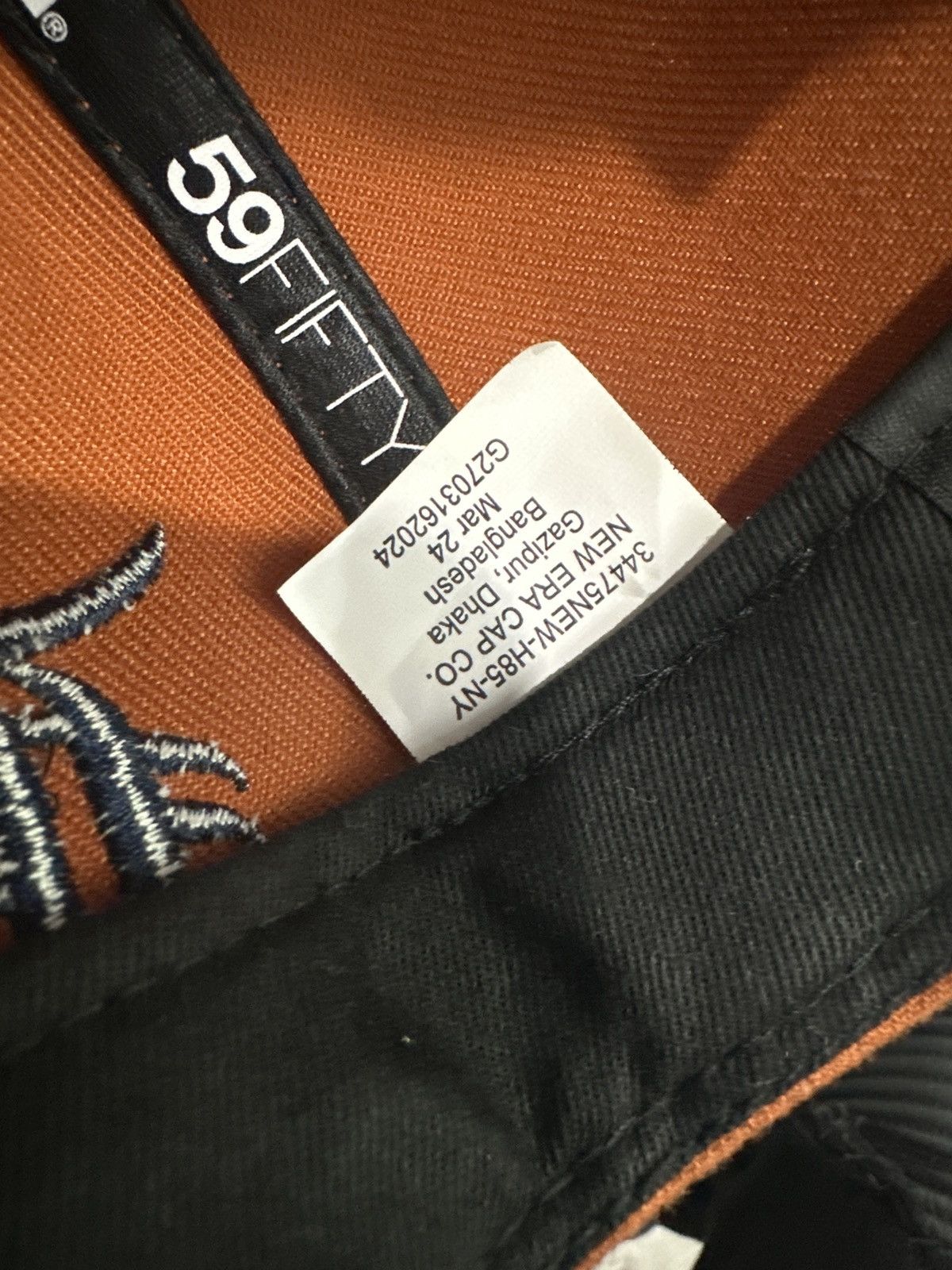 Supreme Supreme Orange Fitted Cap Size ONE SIZE - 2 Thumbnail