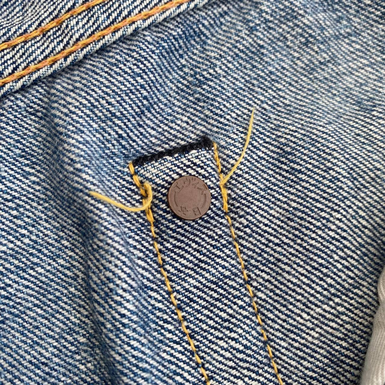Evisu × Vintage RARE EVISU SMALL DAICOCK JAPAN SELVEDGED DISTRESSED BJ07-09 Size US 29 - 3 Thumbnail