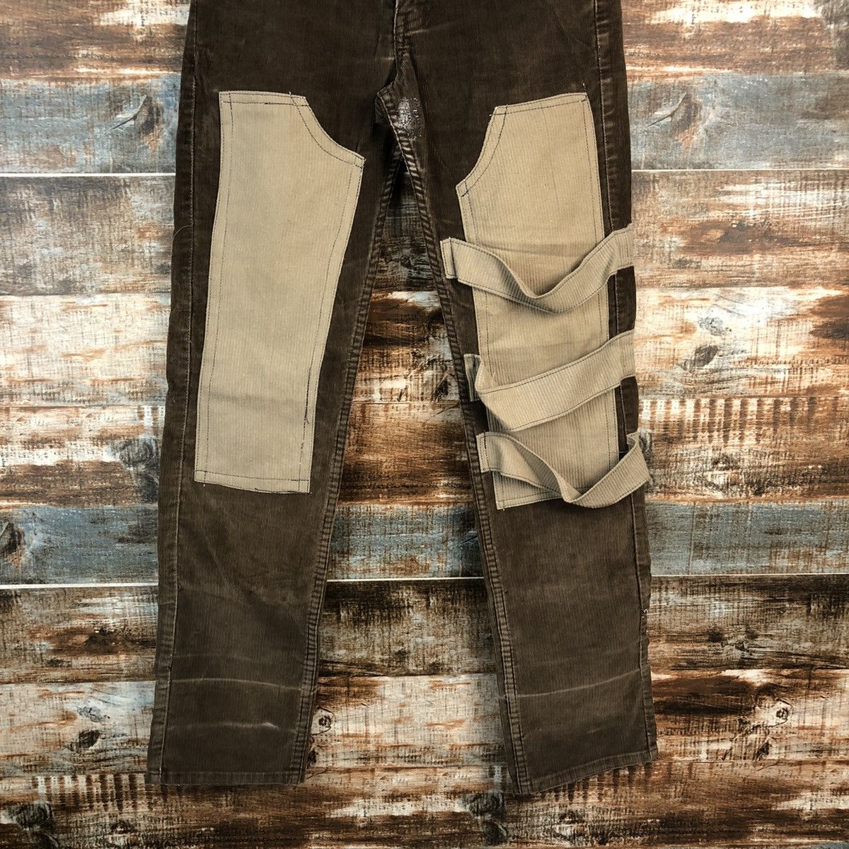 Levi's DL Levis 505 custom Brown Conduroy Jeans #C636 Size US 28 / EU 44 - 6 Thumbnail