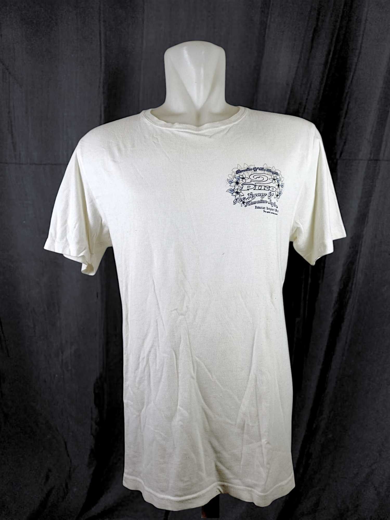 Japanese Brand × Vintage 90’s PIKO RARE HAWAIIAN LONGBOARD WEAR SURF Y2K TEE Size US L / EU 52-54 / 3 - 20 Thumbnail