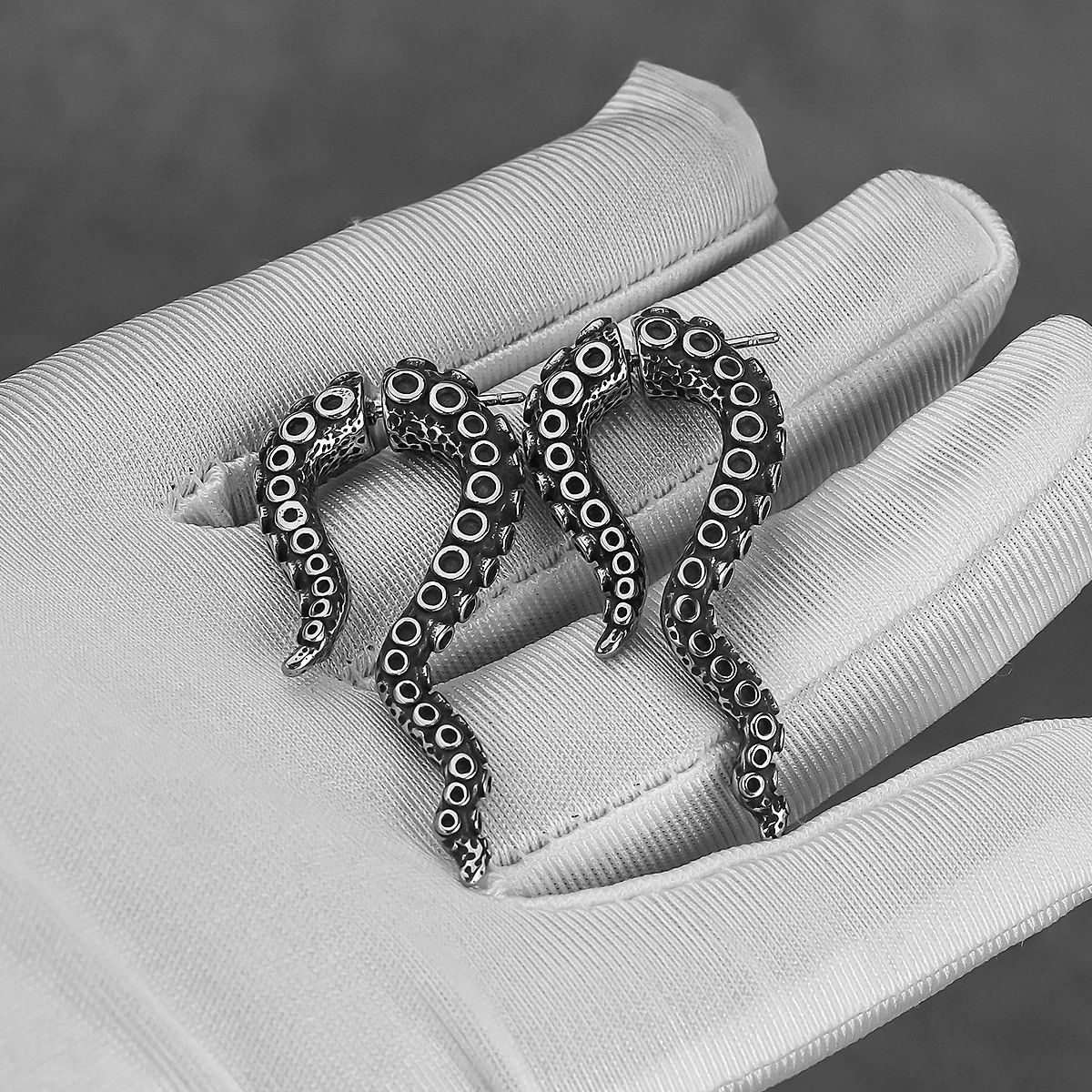 Jewelry Octopus Feet Drop Earrings Charms Stainless Earring Gift Size ONE SIZE - 3 Thumbnail