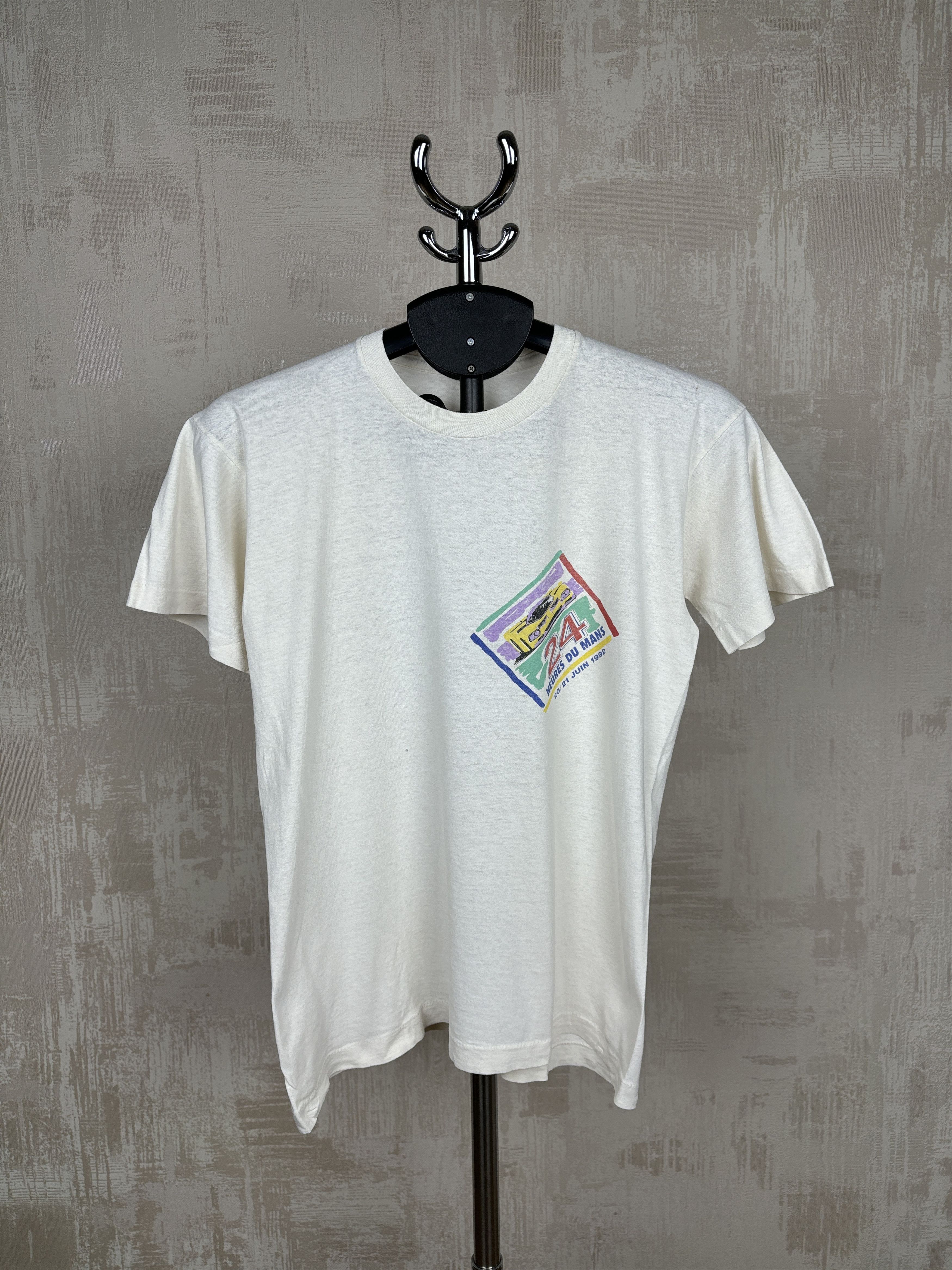 Vintage 24 Heures du Mans 1992 Racing Vintage T-shirt Single Stitch Size US S / EU 44-46 / 1 - 9 Thumbnail