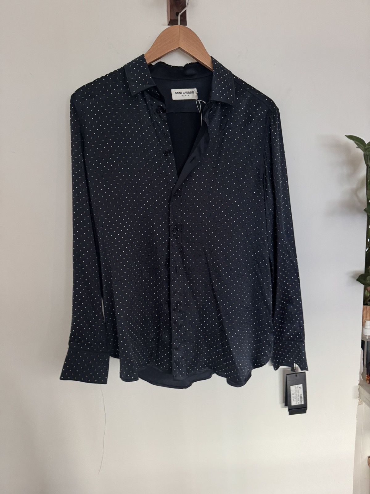BNWT Silk Embellished shirt