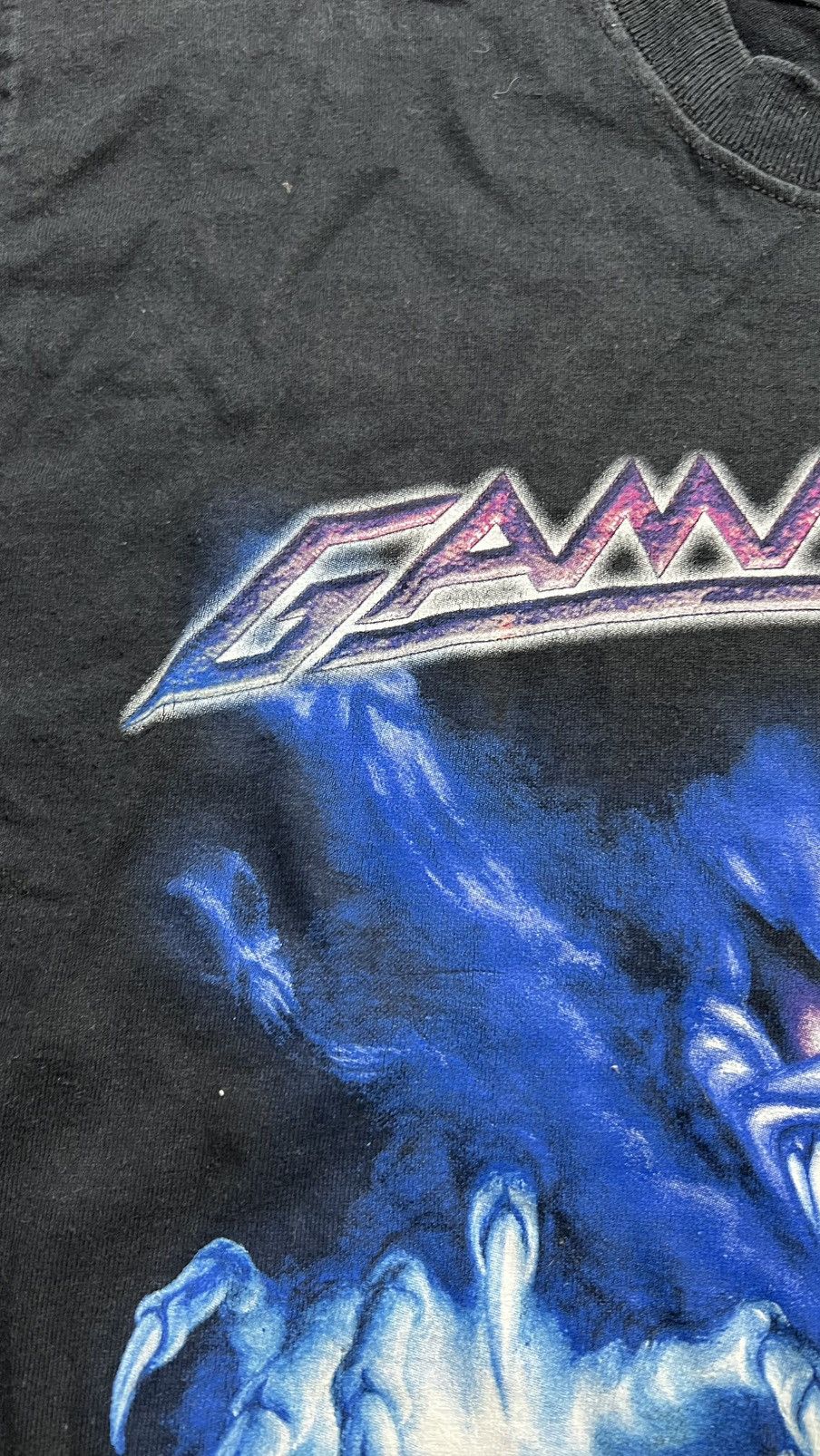 Fruit Of The Loom Vintage gamma ray tee y2k big logo skeleton Size US M / EU 48-50 / 2 - 6 Thumbnail