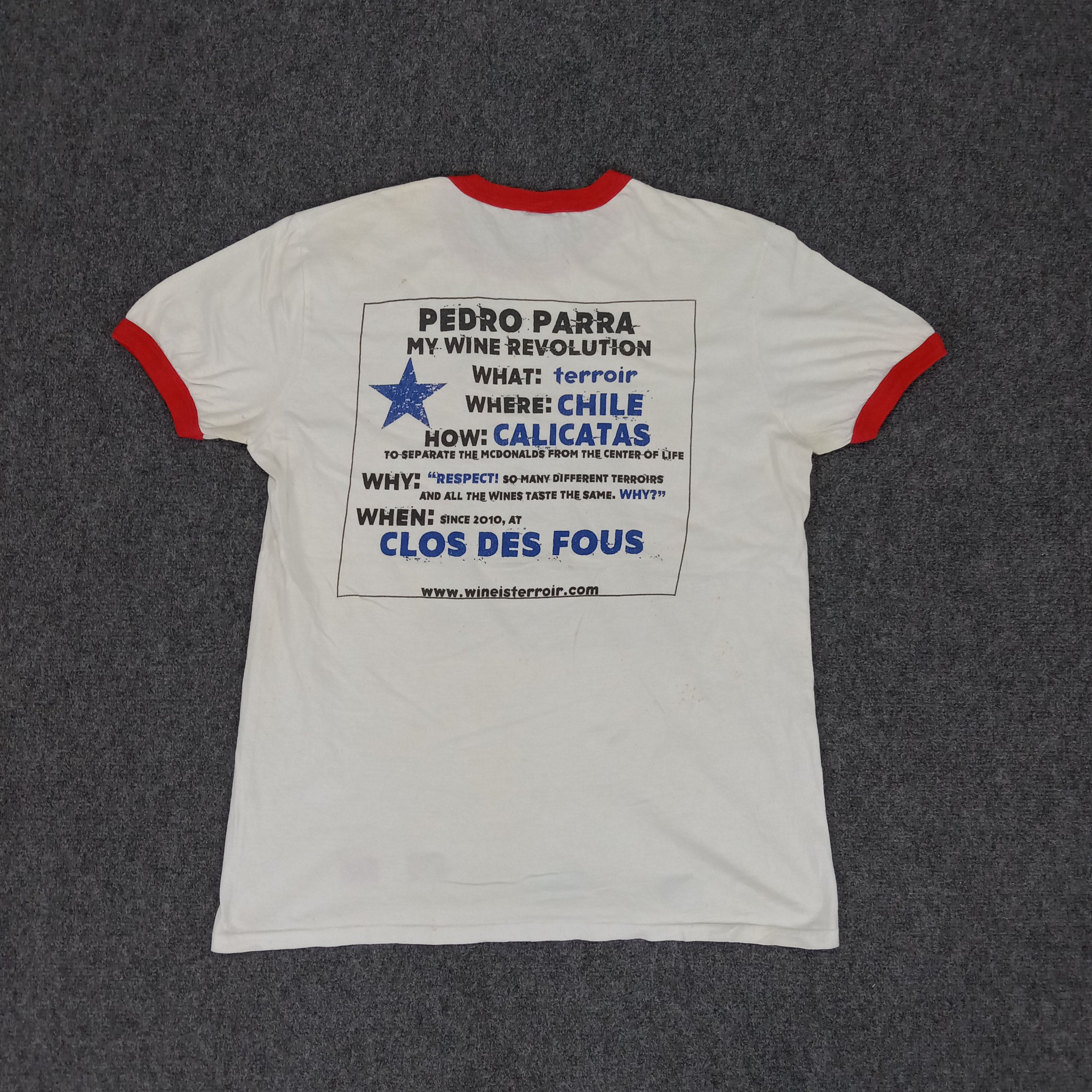 Vintage Pedro Parra American Streetwear Ringer Tshirt Size US L / EU 52-54 / 3 - 5 Thumbnail