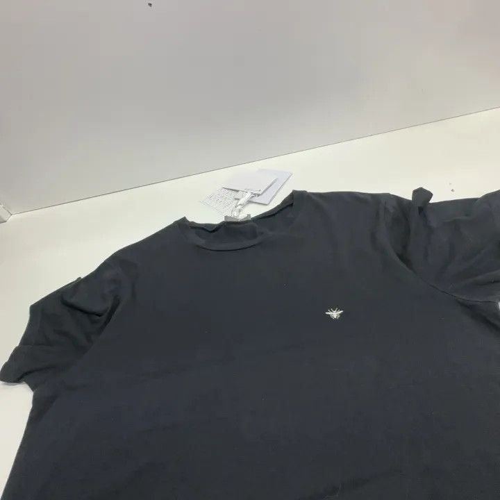 Dior Dior Bee Embroidered Black T-Shirt for Men and Women 0079-2 Size L / US 10 / IT 46 - 4 Thumbnail