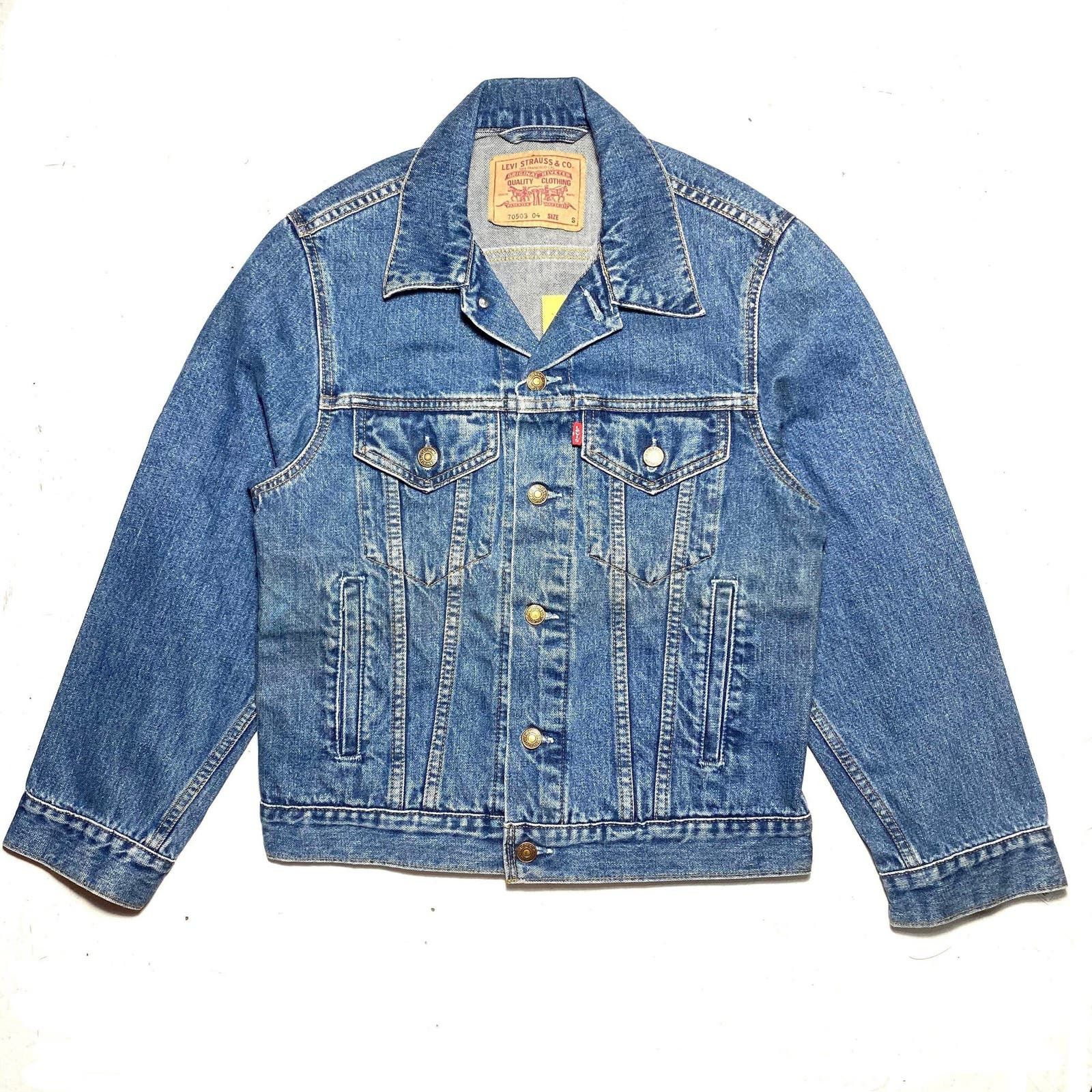 Levi's Levis type III classic blue denim trucker jacket sz S | Grailed