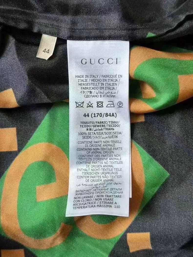 Gucci Gucci Printed Silk Short Sleeve Shirt-2505 Size US L / EU 52-54 / 3 - 3 Thumbnail