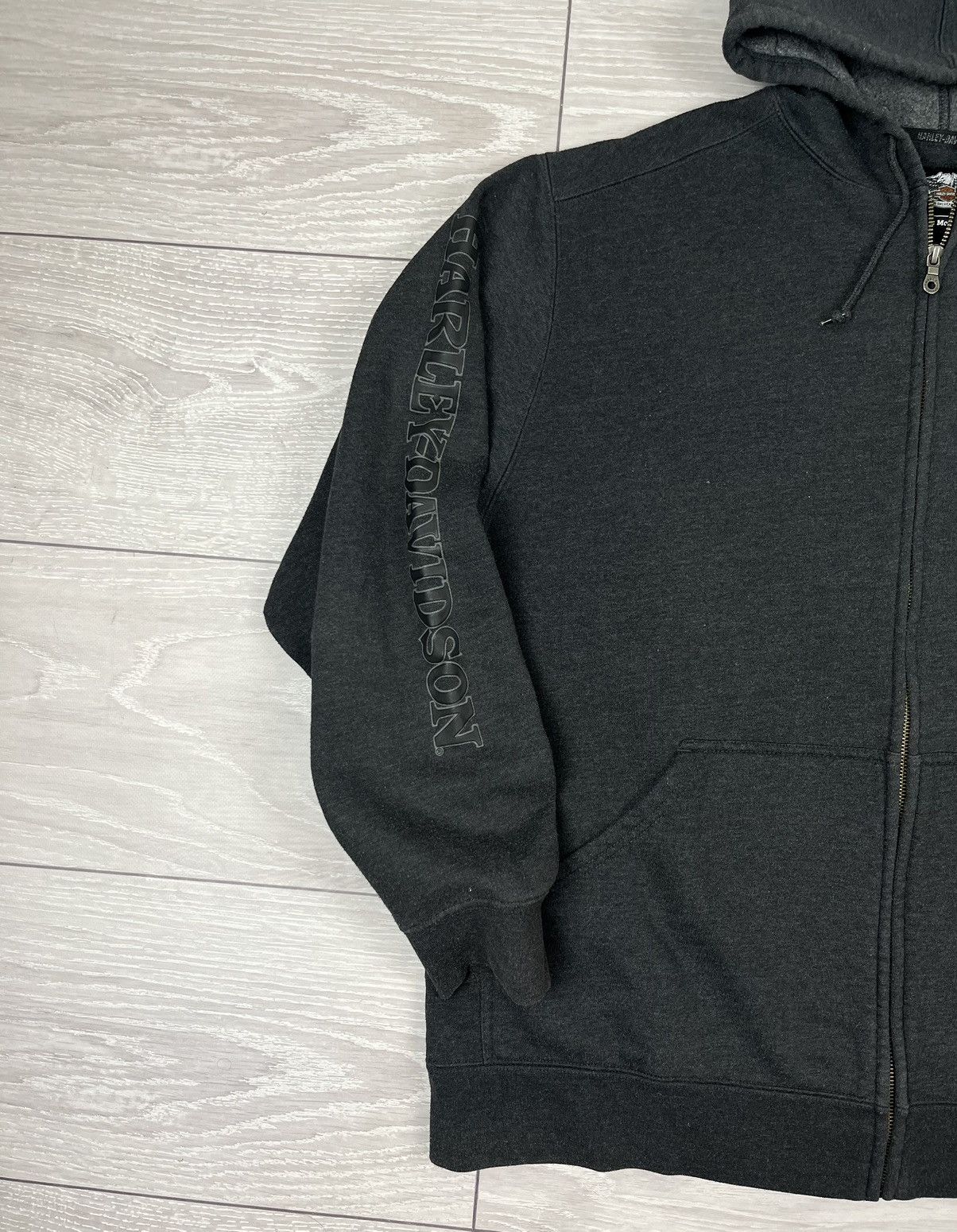 Harley Davidson Harley Davidson Y2K Big Logo Full Zip Hoodie Size US XL / EU 56 / 4 - 6 Thumbnail