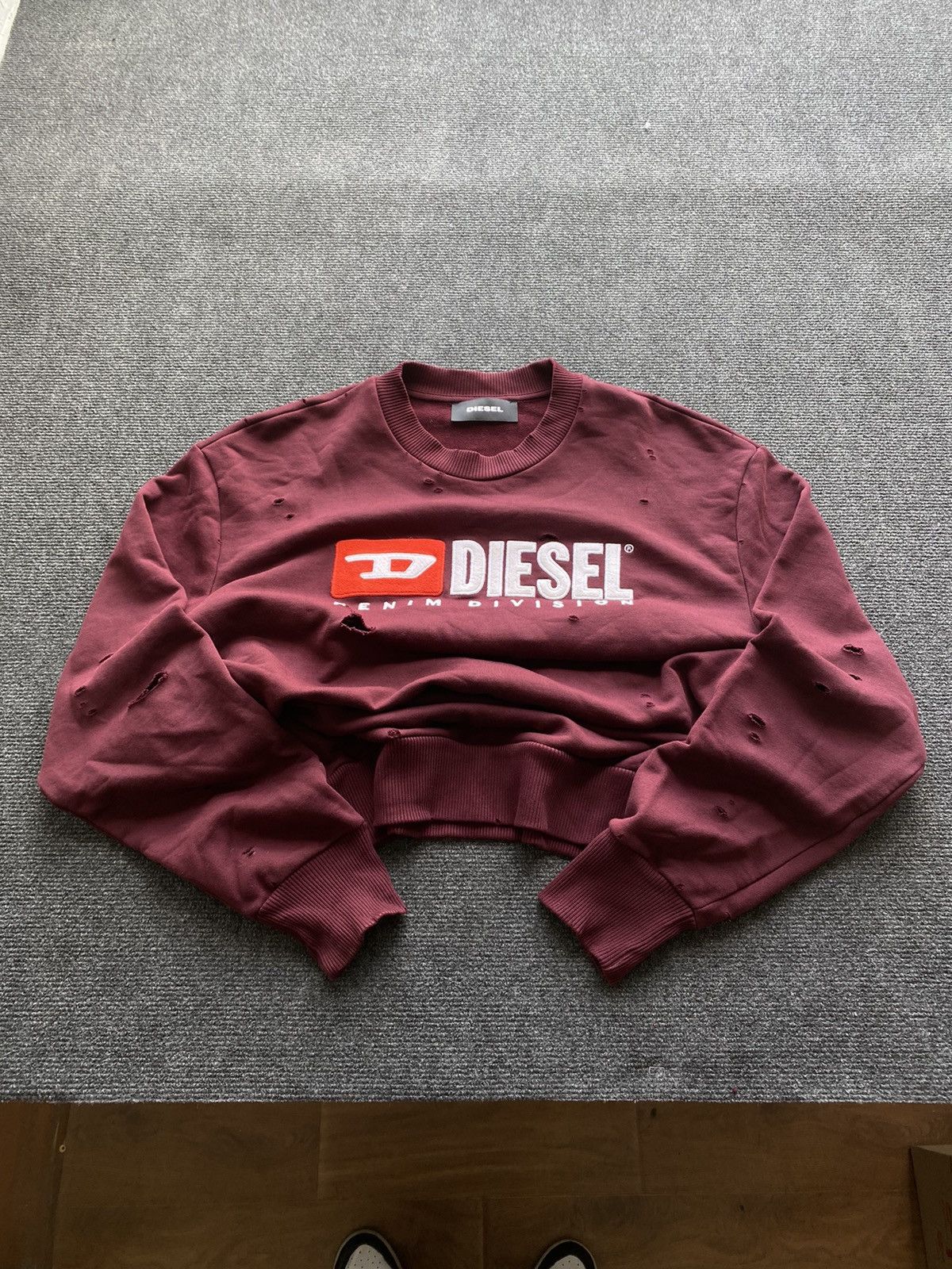 Diesel 🔥Diesel distressed mens sweatshirt punk opium Size US S / EU 44-46 / 1 - 3 Thumbnail