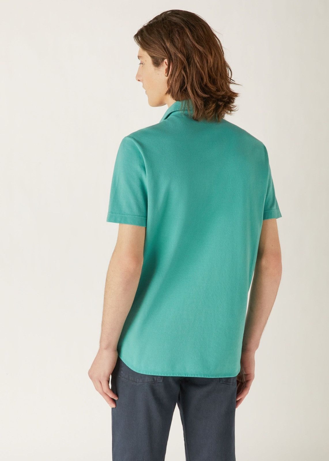 Loro Piana o1srvl11e0924 Polo Shirt in Sea Green Size US S / EU 44-46 / 1 - 2 Thumbnail