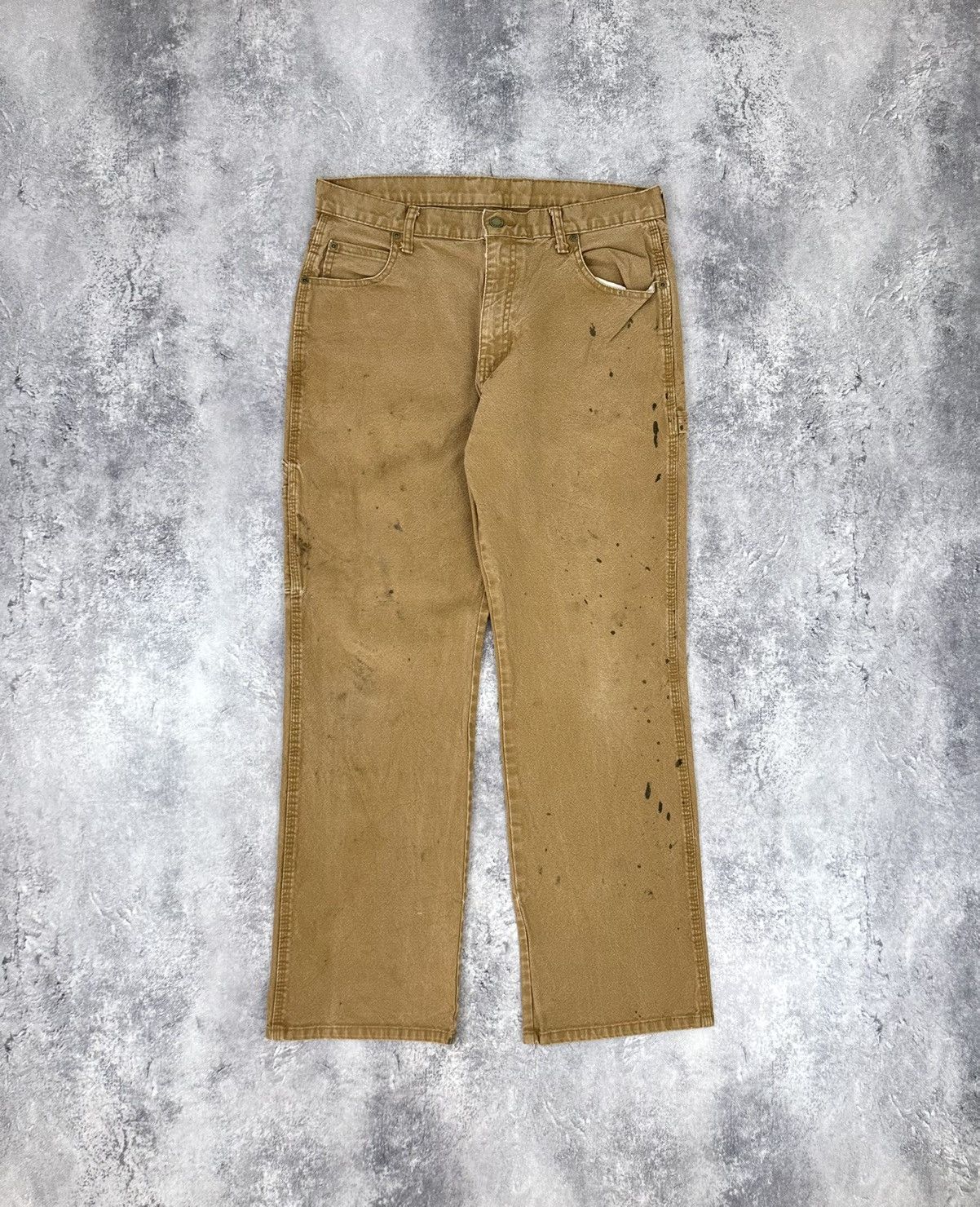 Dickies Vintage Dickies Faded Carpenter Cargo USA Opium Work Pants Size US 34 / EU 50 - 2 Thumbnail