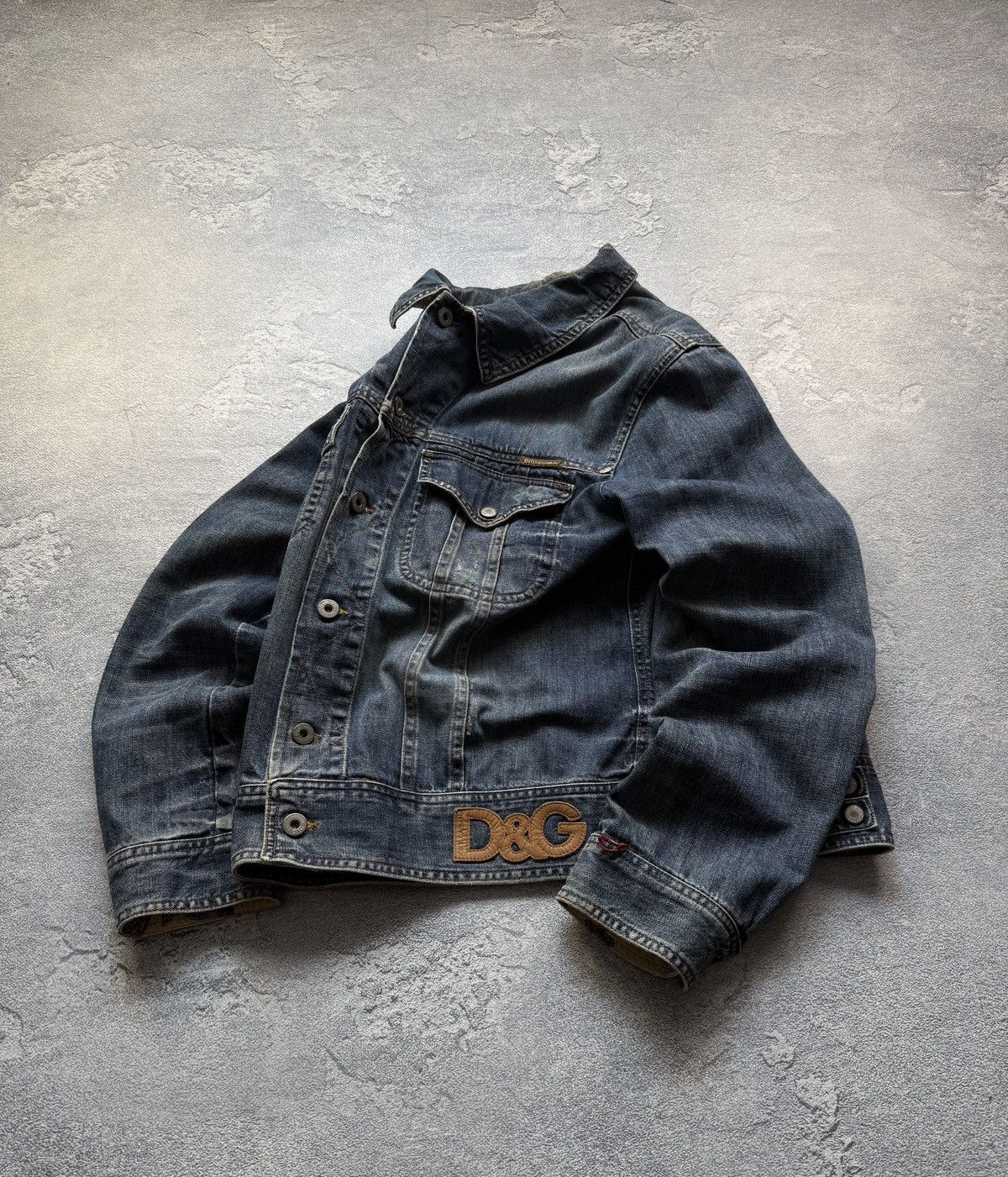 Dolce & Gabbana Vintage Dolce Gabbana Denim Jacket Destrised 90s Y2K Size US L / EU 52-54 / 3 - 13 Thumbnail