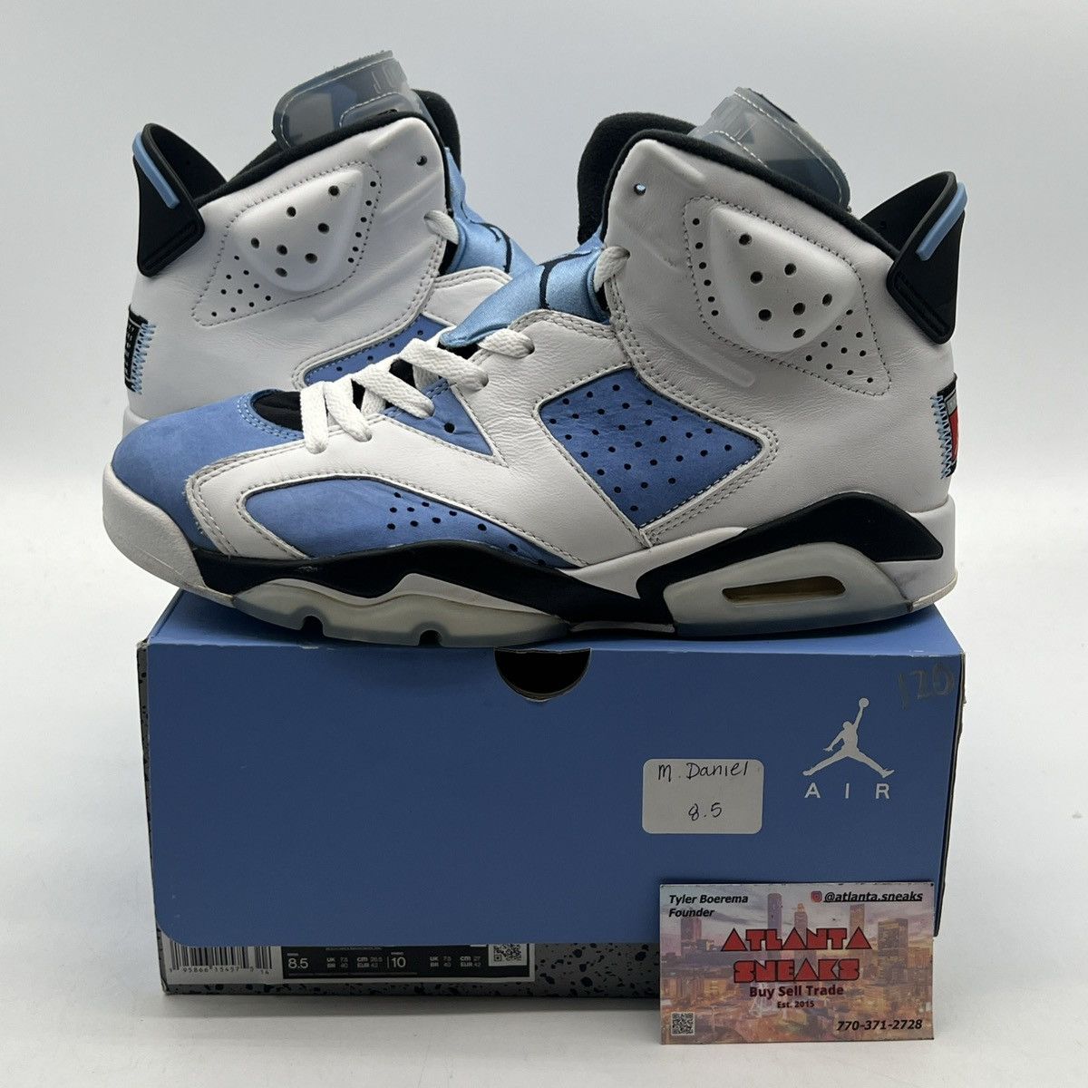 Jordan Brand Air Jordan 6 UNC Home Size US 8.5 / EU 41-42 - 1 Thumbnail