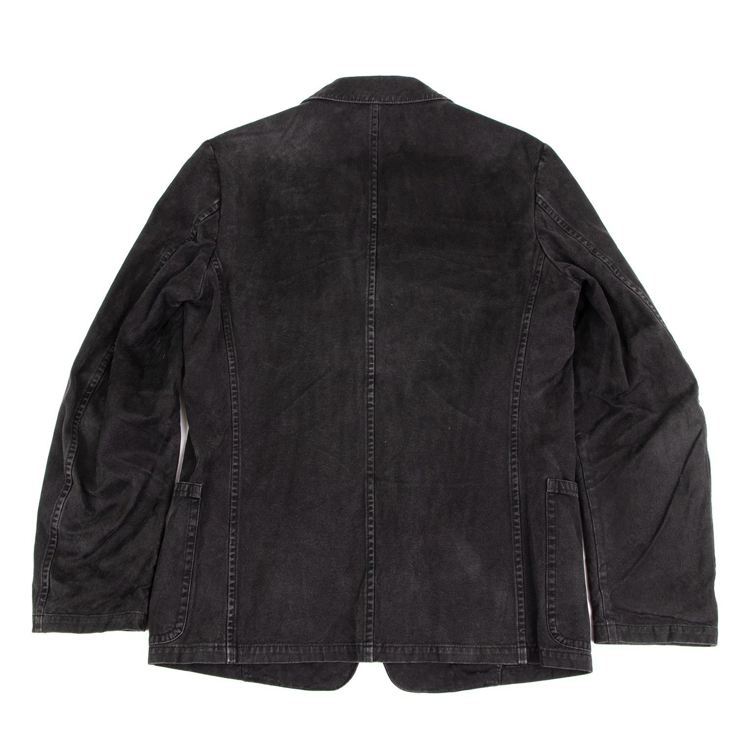 Yohji Yamamoto Yohji Yamamoto Cotton Canvas Jacket Charcoal Size US M / EU 48-50 / 2 - 15 Thumbnail