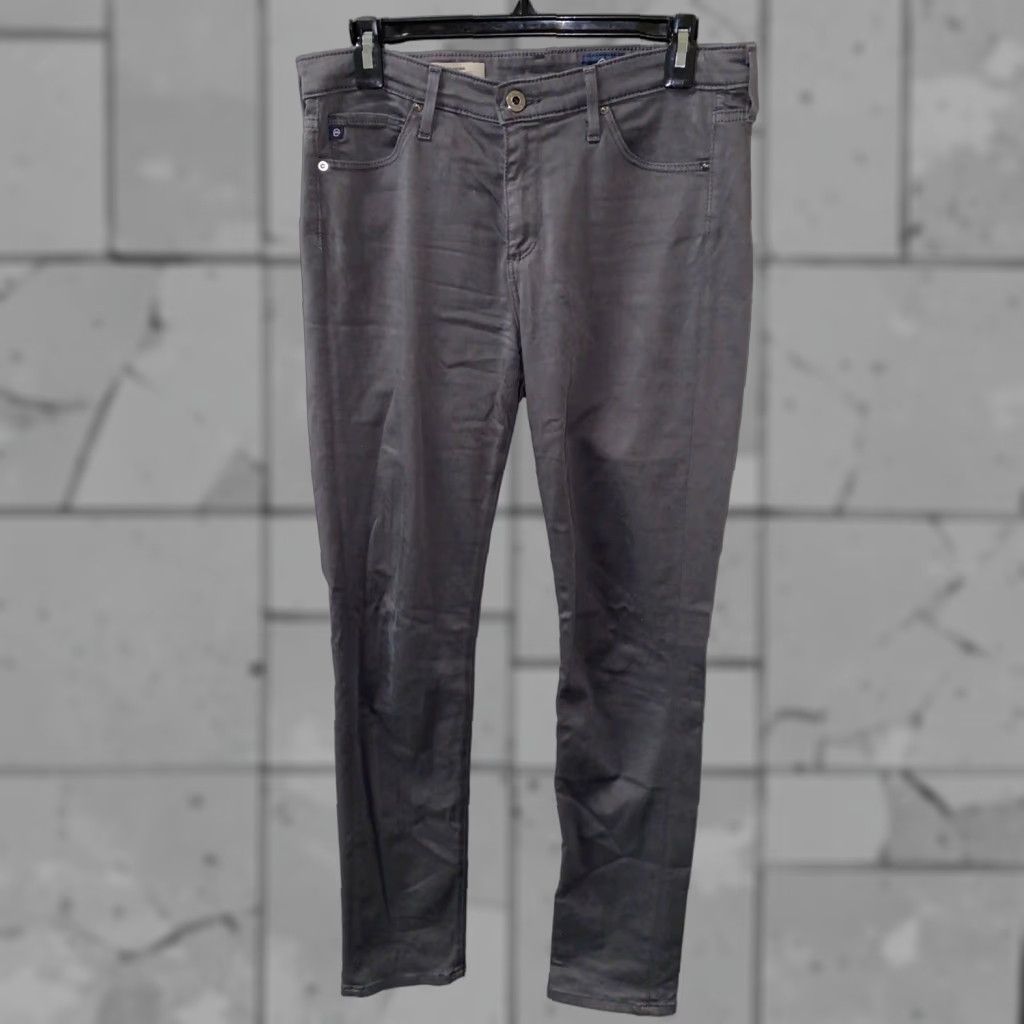 Vintage Adriano Goldschmied The Prima Mid Rise Cigarette Pants Gray 28R Jeans Women Size 28 31 Inseam Size 28" / US 6 / IT 42 - 1 Thumbnail
