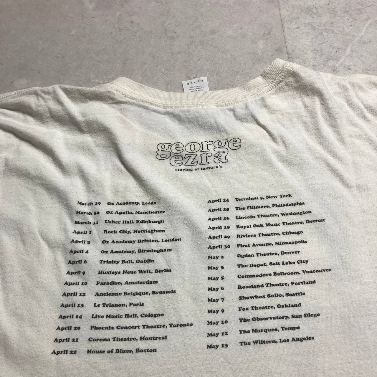 Band Tees George Ezra Staying At Tamara's Folk Indie Rock Band Tour Size US L / EU 52-54 / 3 - 7 Thumbnail