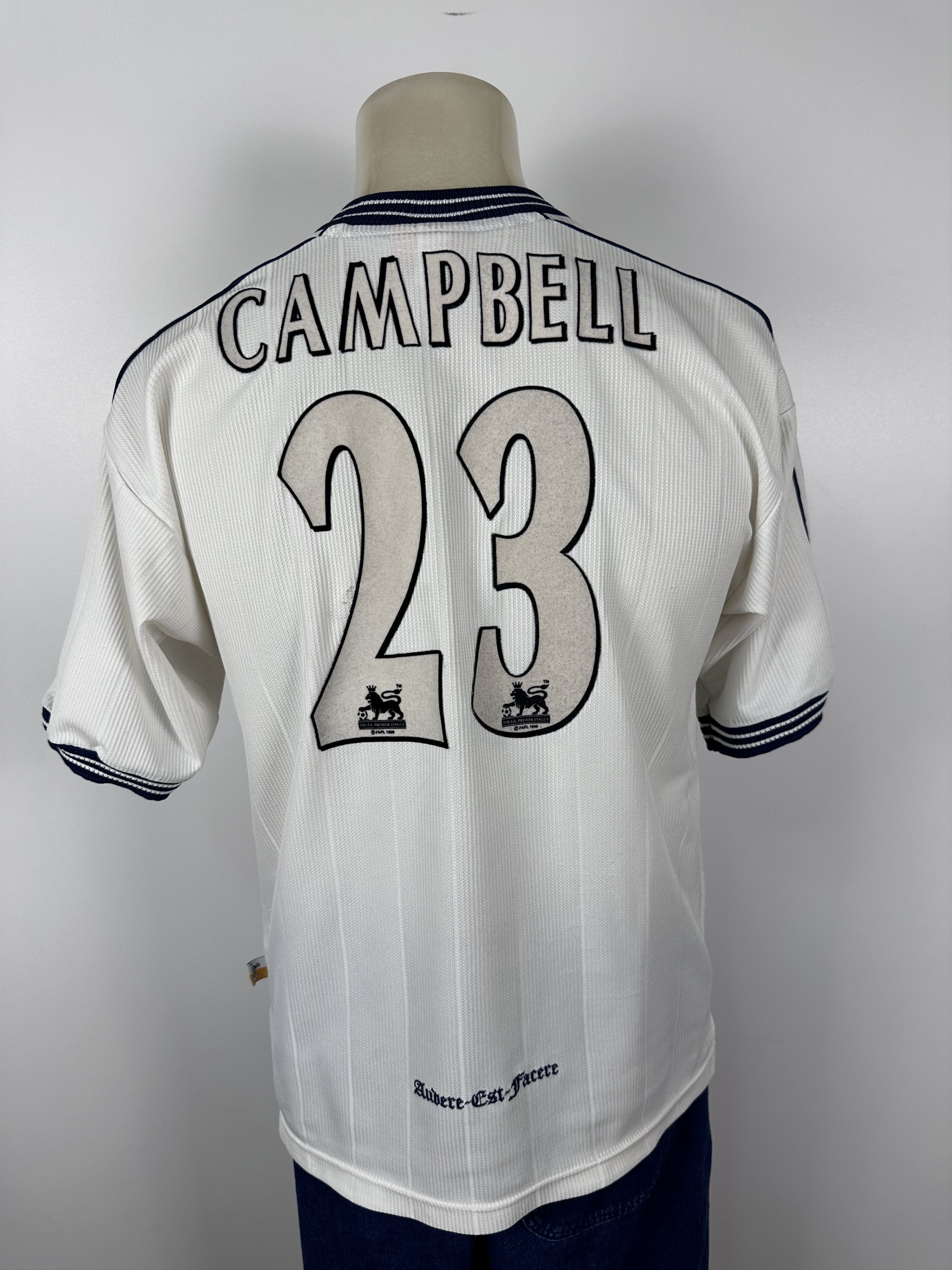 PONY × Vintage TOTTENHAM HOTSPUR 1997 Home Football Shirt Soccer Jersey Size US S / EU 44-46 / 1 - 10 Thumbnail