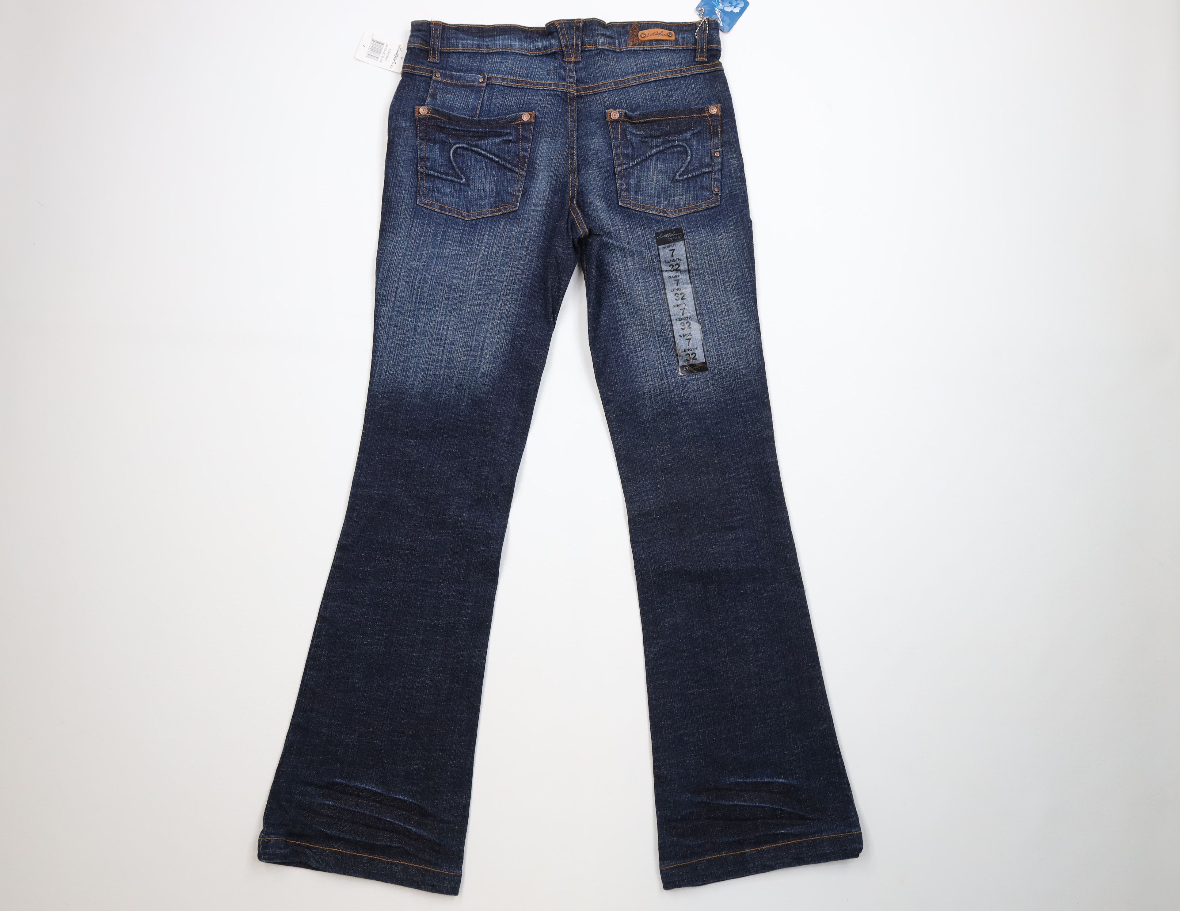 Vintage Deadstock Vintage Y2K Lot 29 Tunes Flared Wide Leg Jeans Size 28" / US 6 / IT 42 - 10 Thumbnail