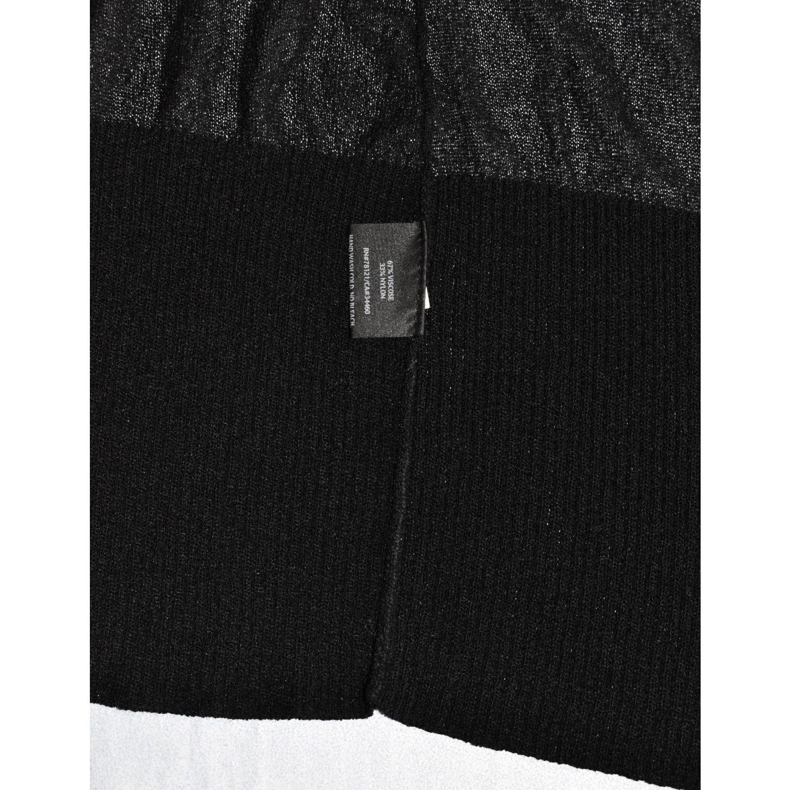 Eileen Fisher EILEEN FISHER Black Viscose Long Open Front Cardigan Size M Size M / US 6-8 / IT 42-44 - 5 Thumbnail